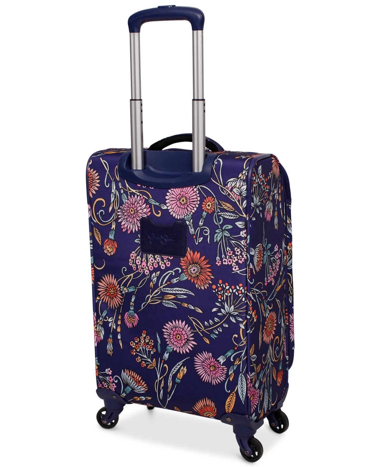 Jessica Simpson Synthetic Cascade 21" Expandable Spinner Suitcase in