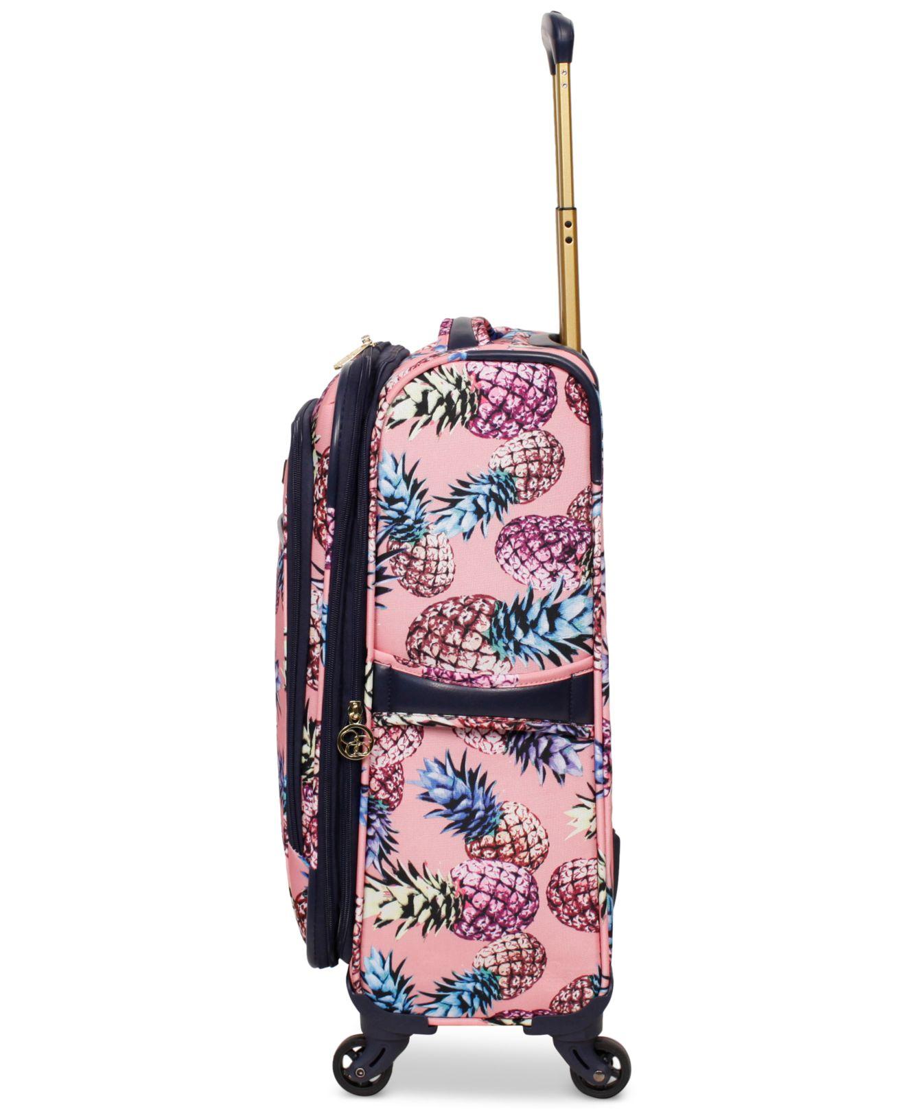 pineapple rolling backpack