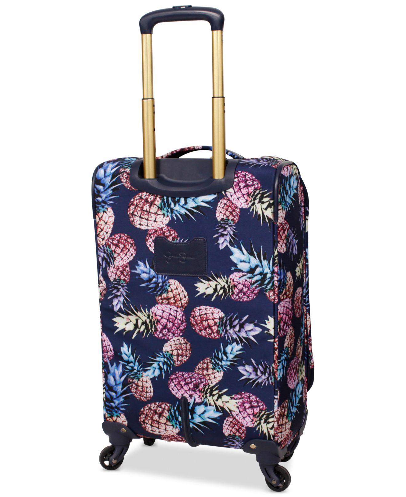 jessica simpson pineapple suitcase