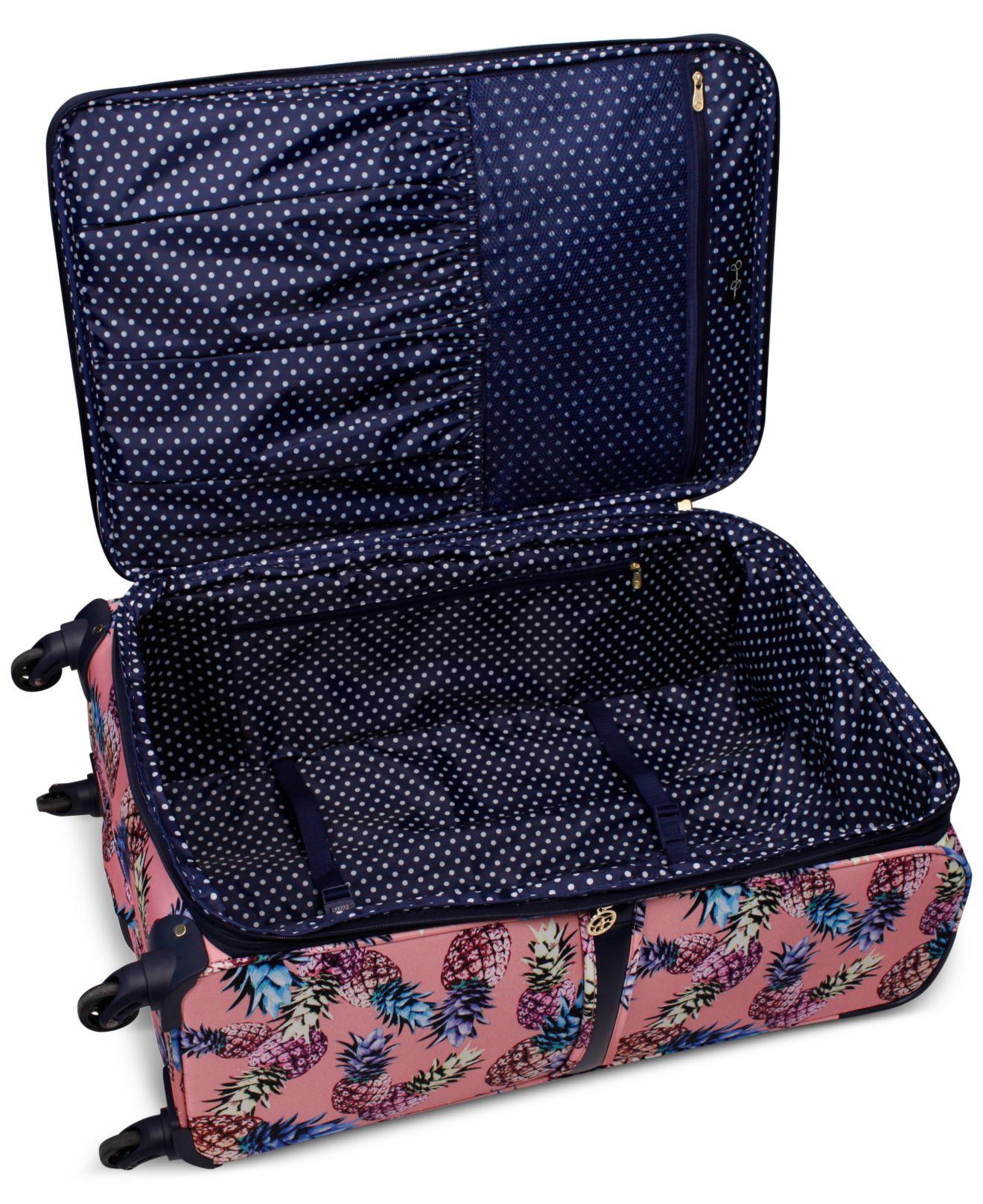 Jessica Simpson Synthetic Pineapple 29" Expandable Spinner Suitcase Lyst