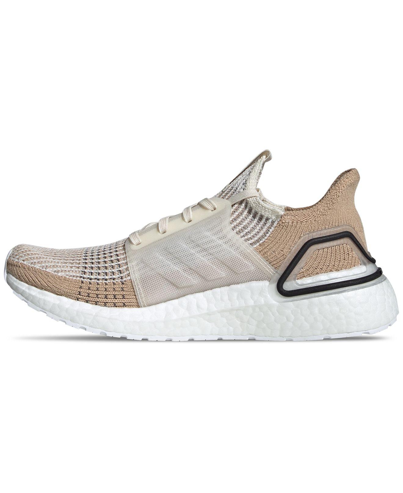 adidas Rubber Beige Ultraboost 19w Sneakers in Chalk White (Natural) | Lyst