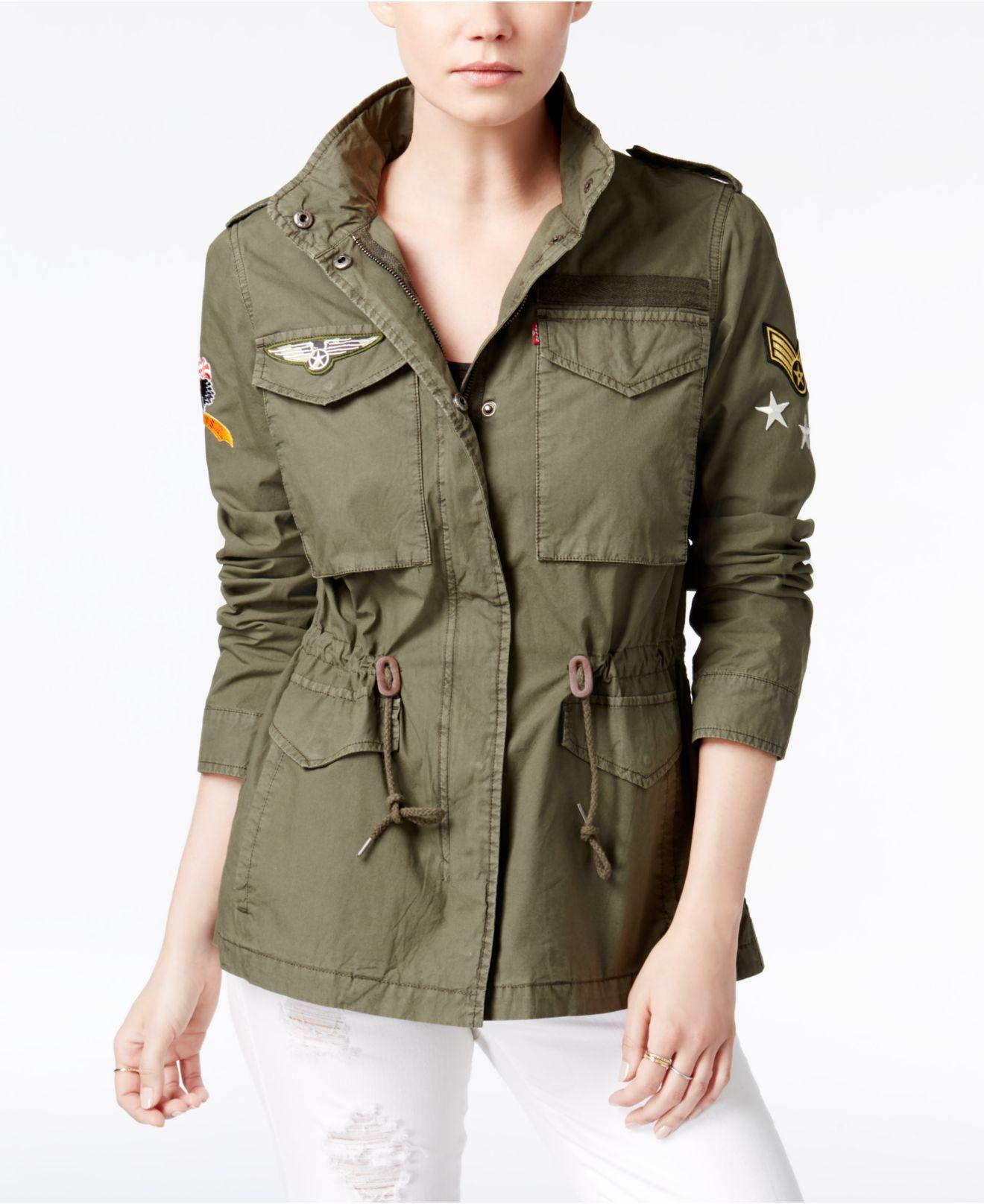 Levi's Patched Utility Jacket in Green Lyst