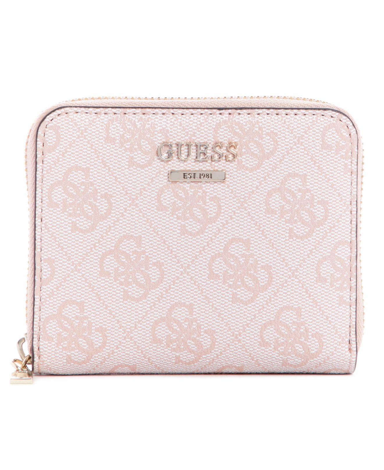 guess blush wallet