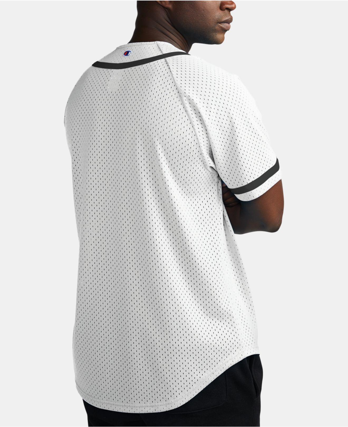 champion life men's mesh baseball jersey