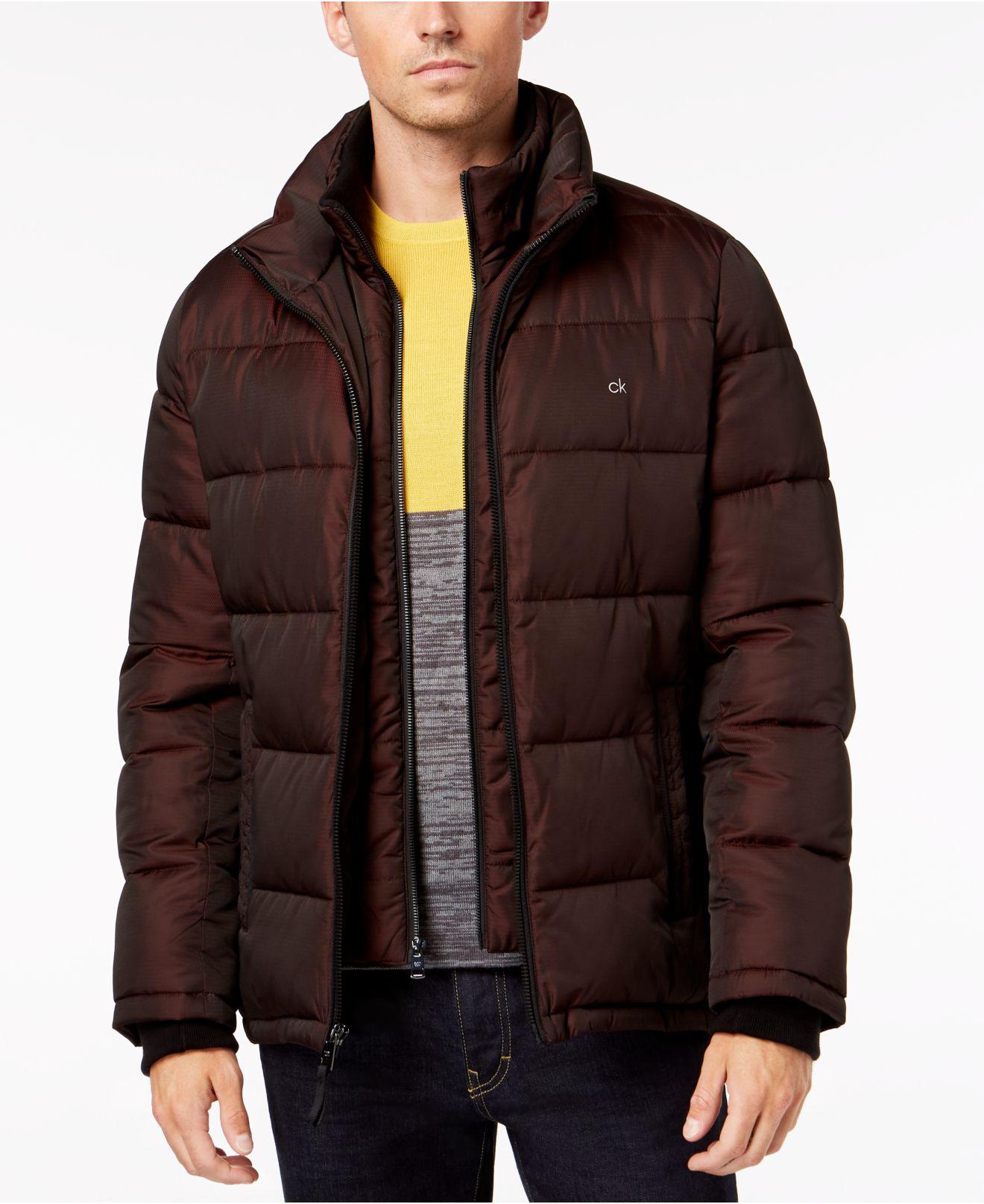 full zip puffer jacket