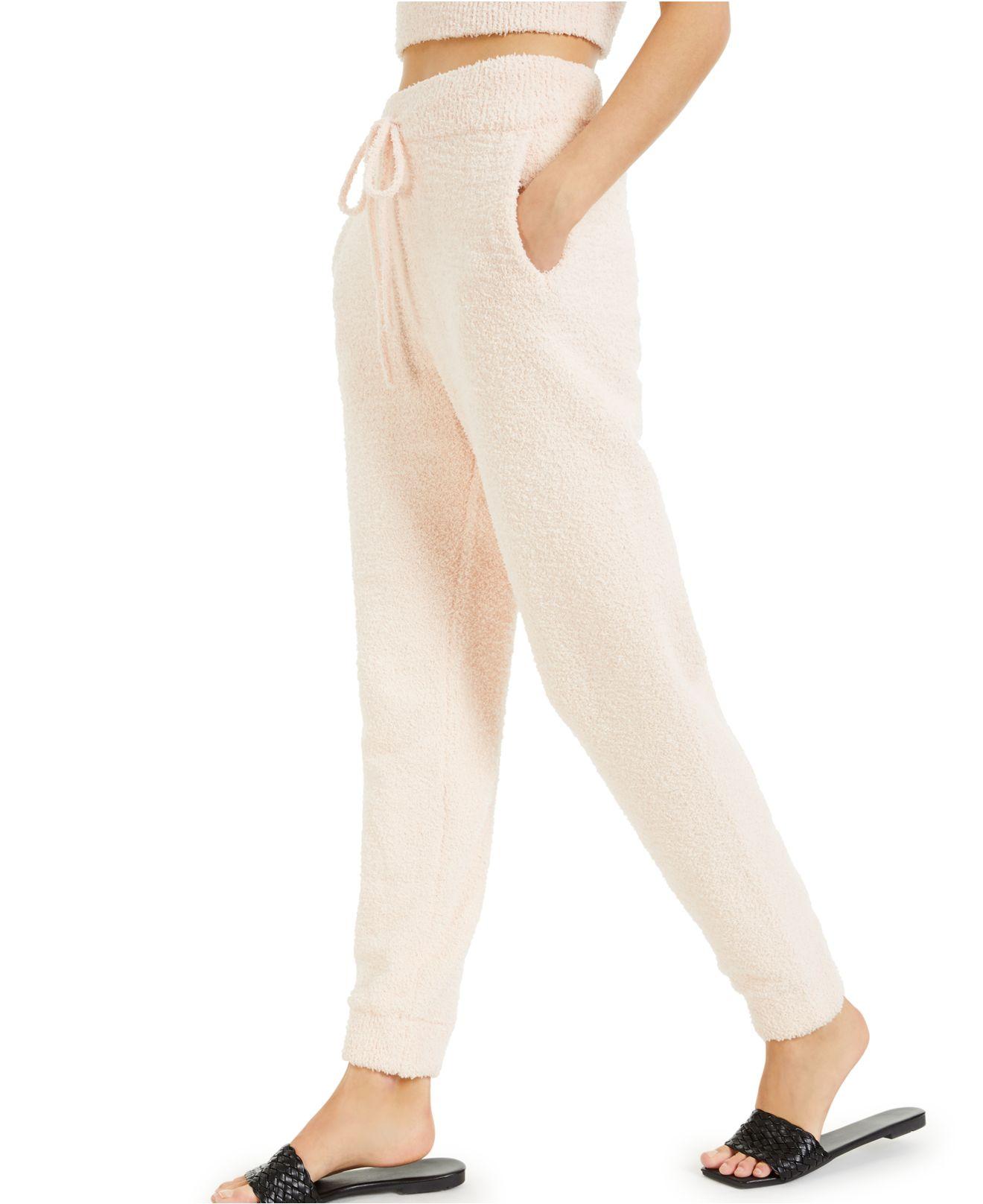 fuzzy joggers