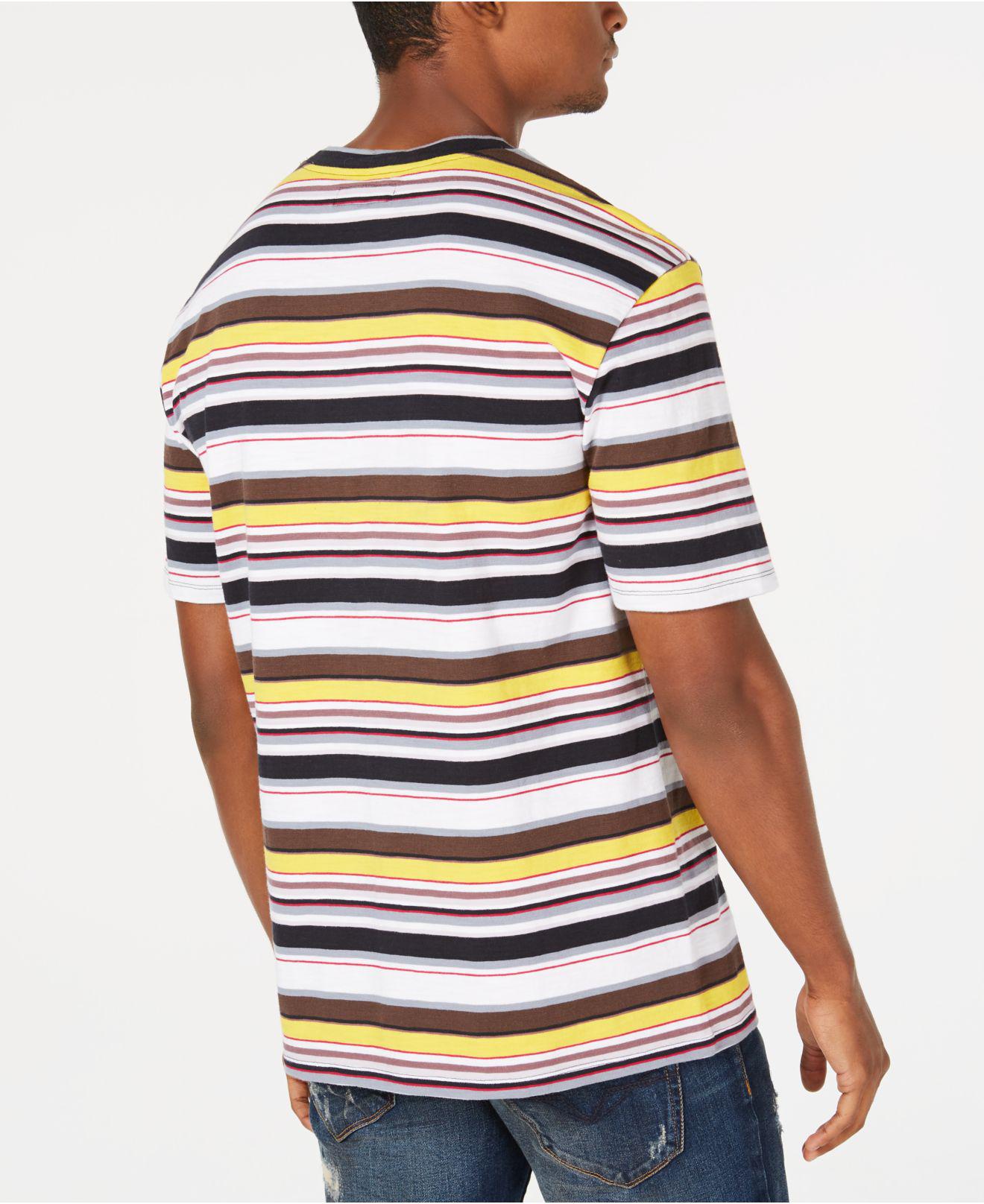 guess ashton striped long sleeve
