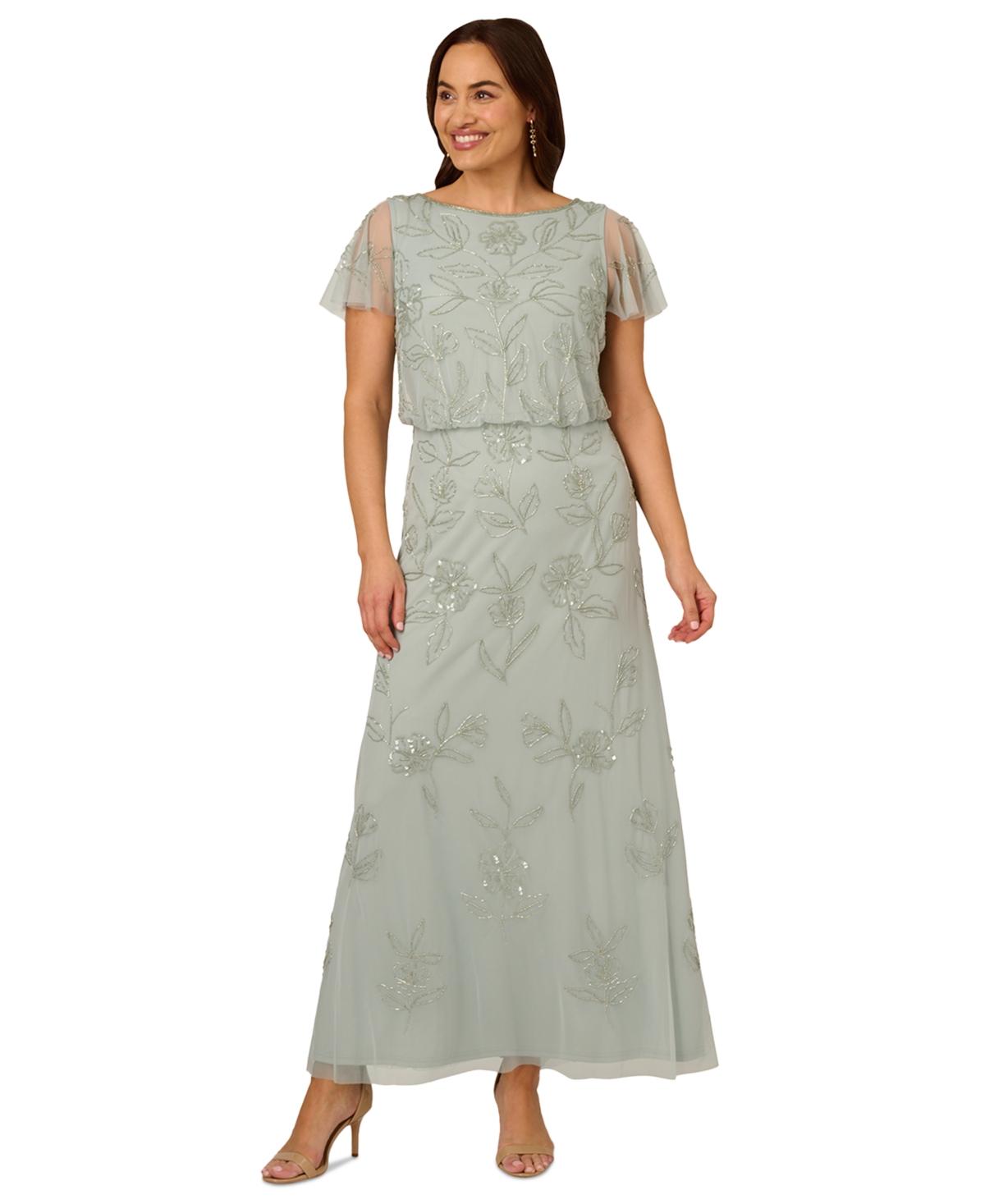 Adrianna Papell Dresses Popover Dress Macys Plus Size Adrianna