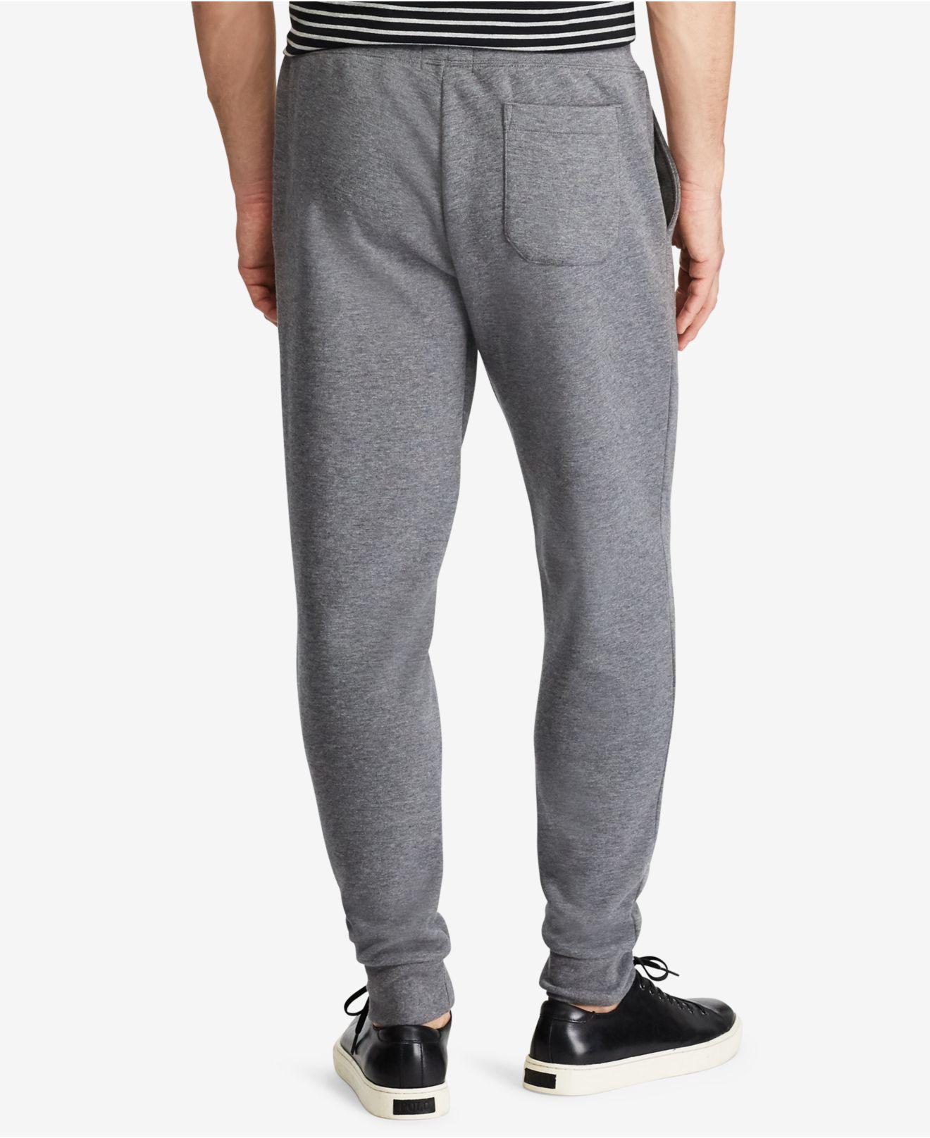 Polo Ralph Lauren Synthetic Men's Big & Tall Double-knit Jogger Pants in  Gray for Men - Lyst
