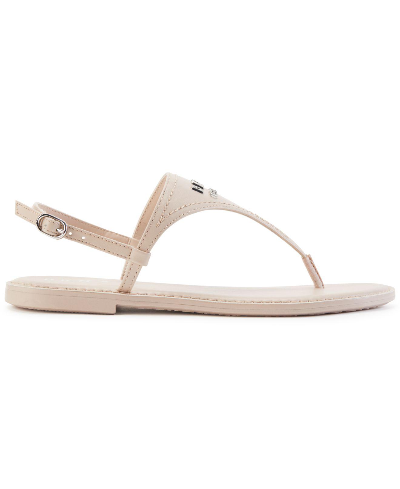 dkny women's sherri slingback thong sandals