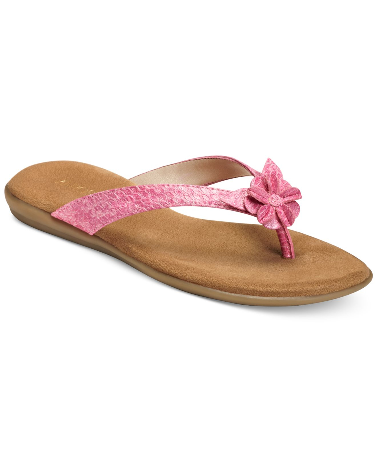 Aerosoles Branchlet Flip Flop Sandals in Pink (Pink Snake) - Save 19% ...