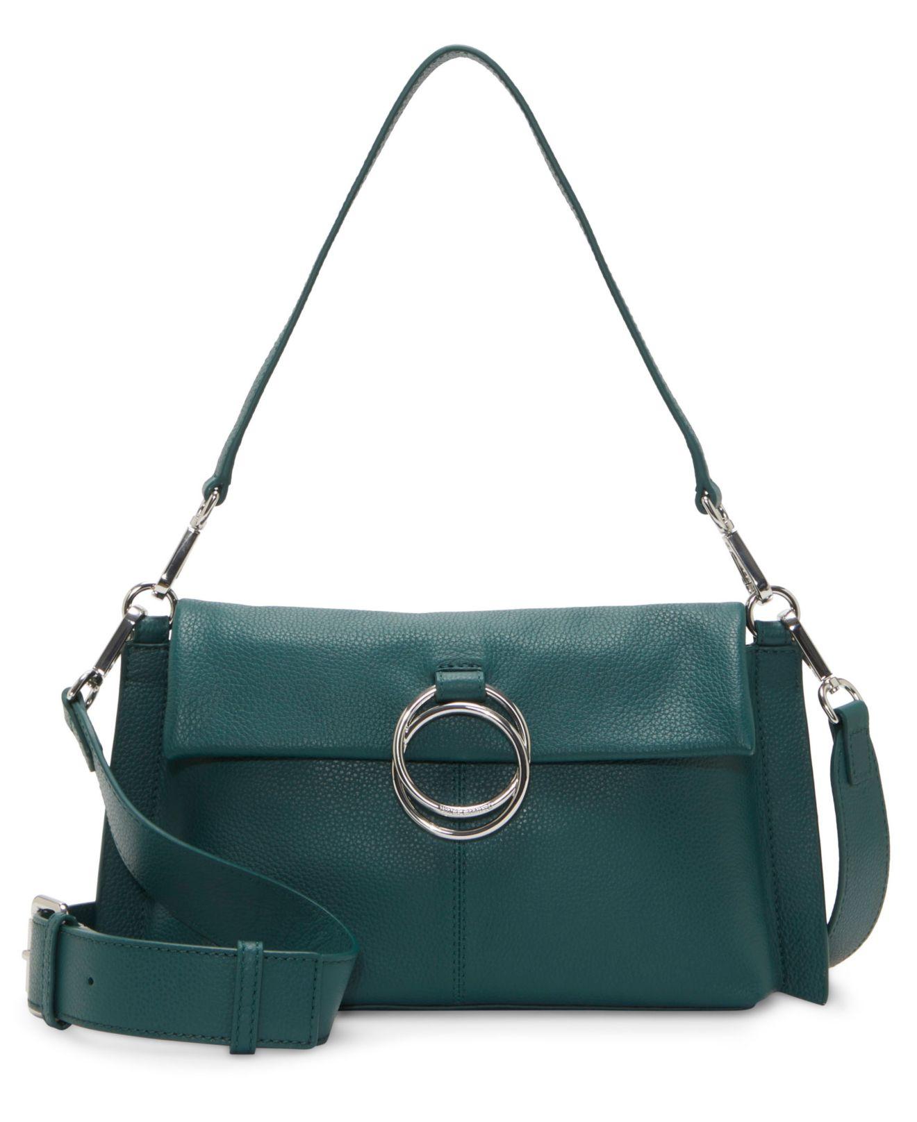 Vince Camuto Livy Genuine Leather Shoulder Bag in Green | Lyst