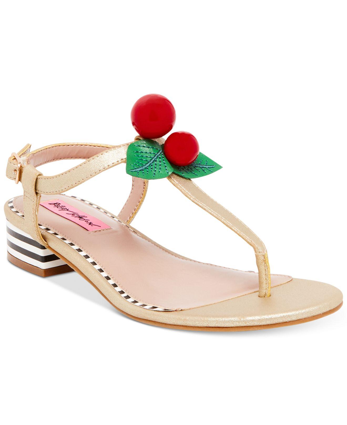 betsey johnson cherry shoes