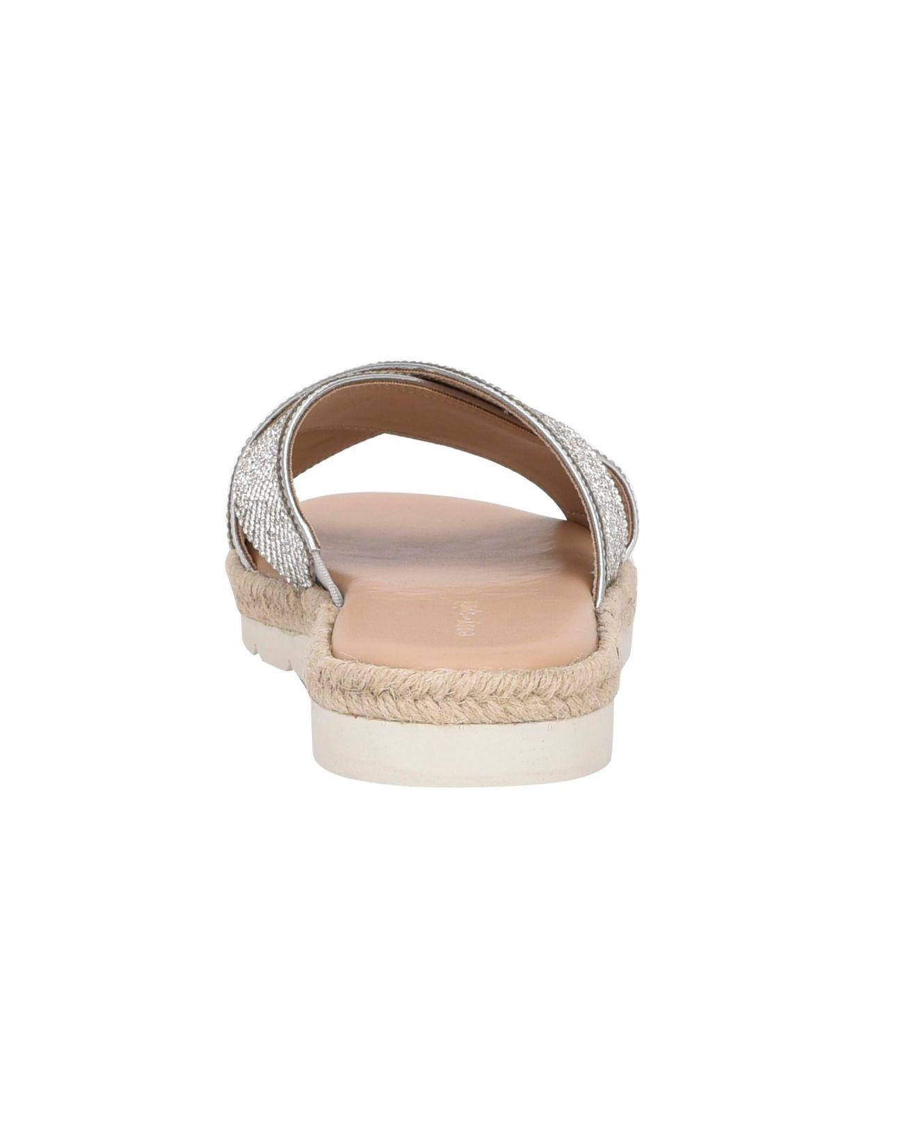 easy spirit silver sandals