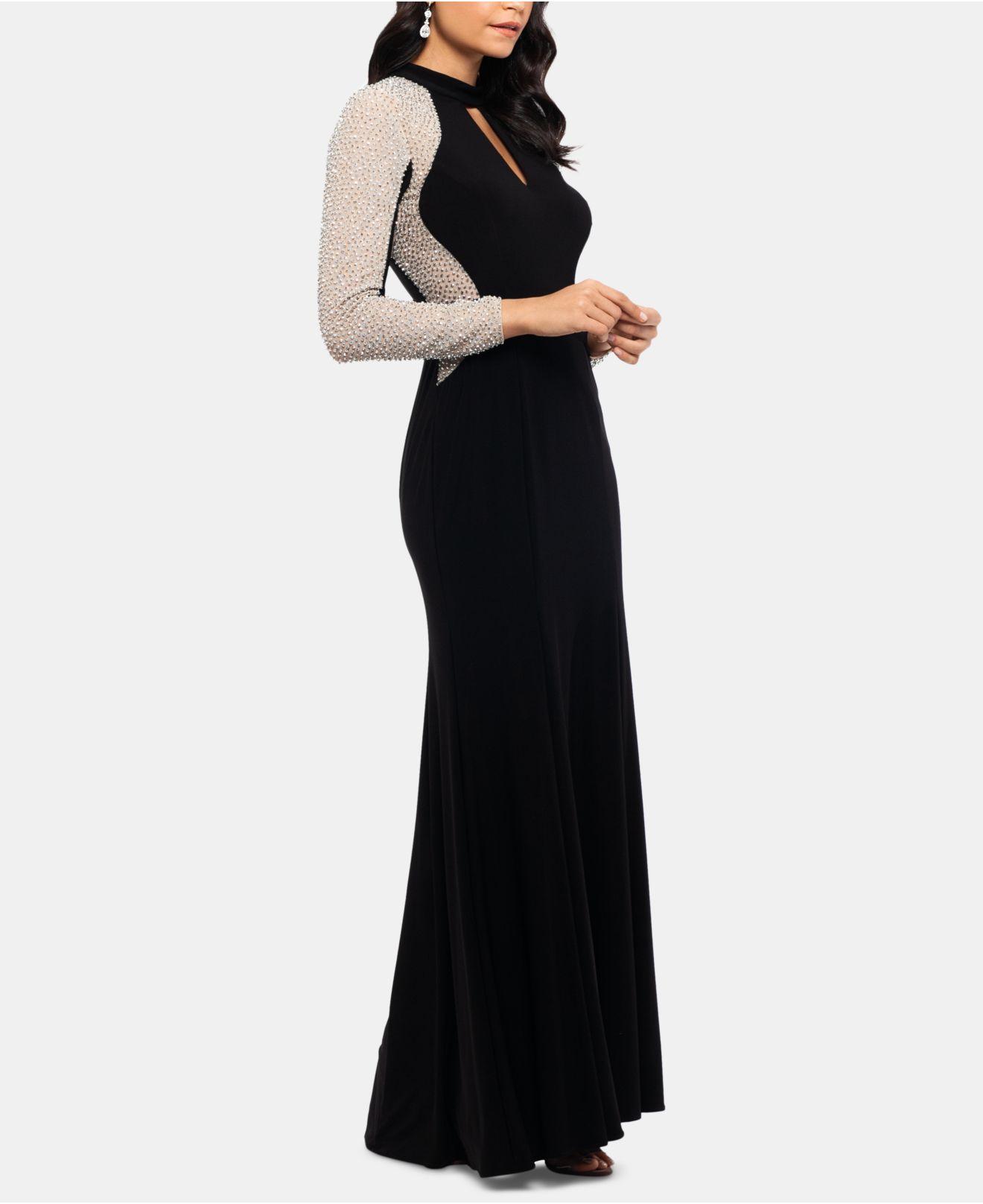 Xscape Synthetic Beaded Choker Neck 