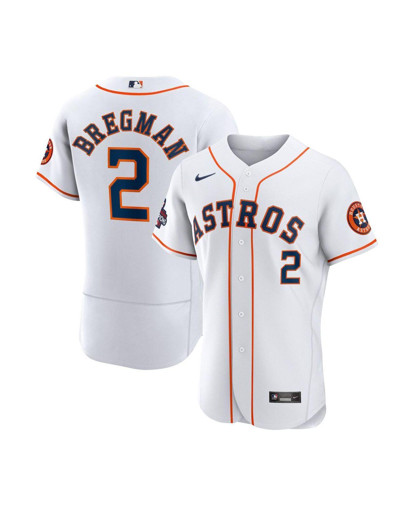 Nike Alex Bregman White Houston Astros 2022 World Series Home Authentic