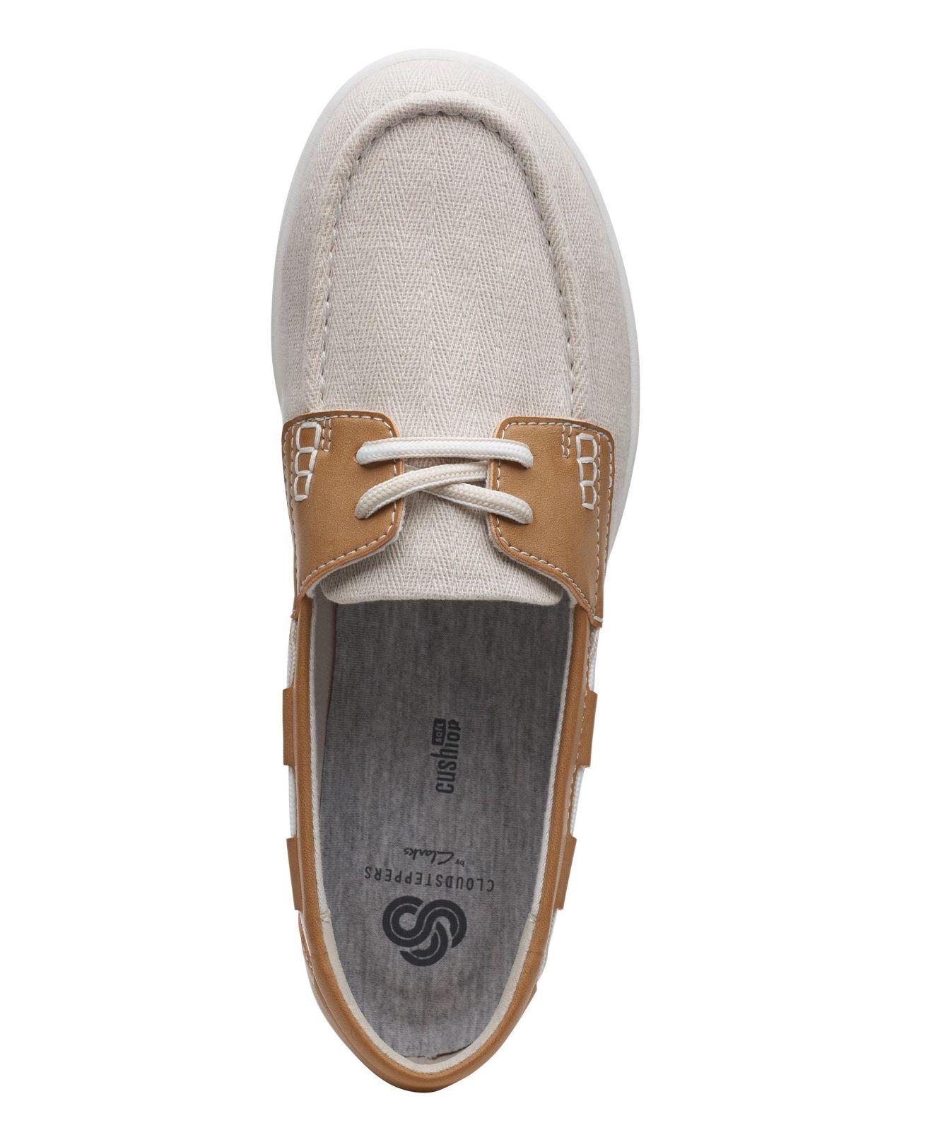 clarks cloudsteppers boat shoes