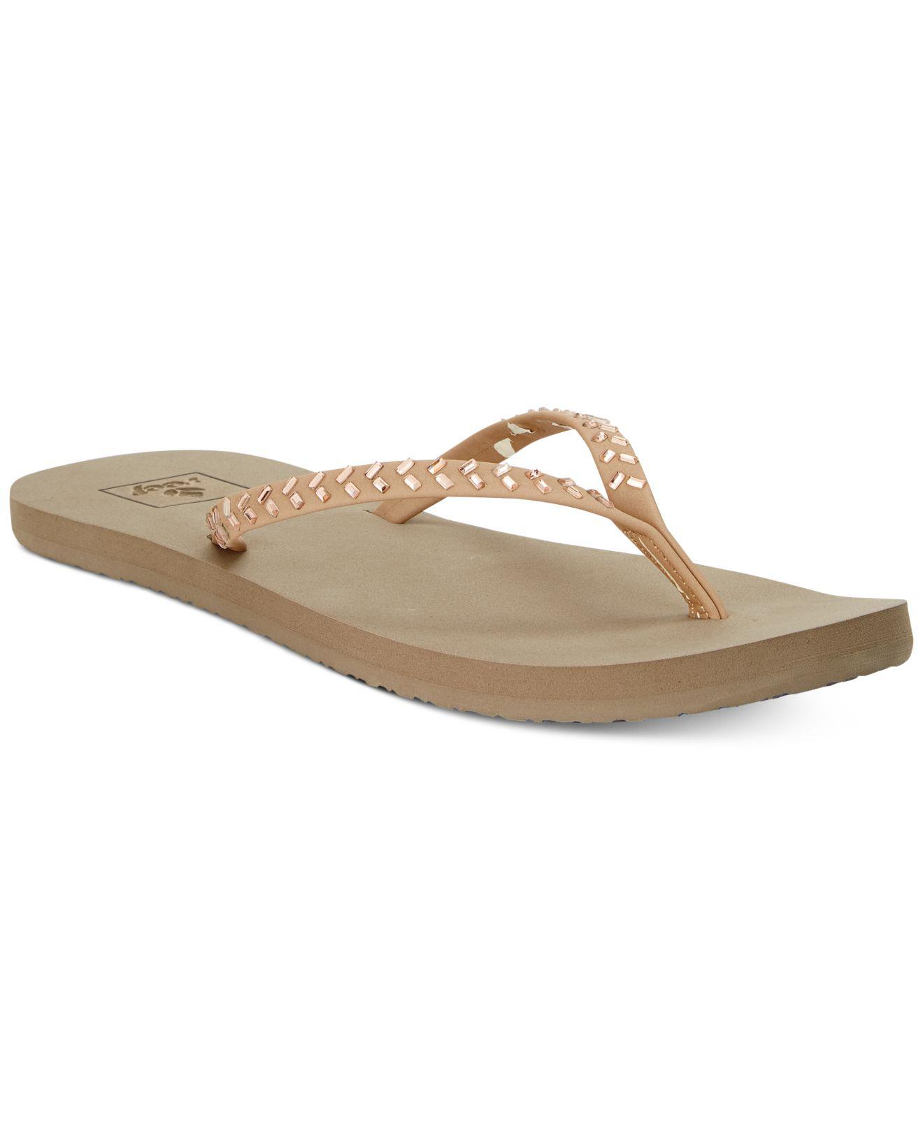 reef bliss embellished flip flop
