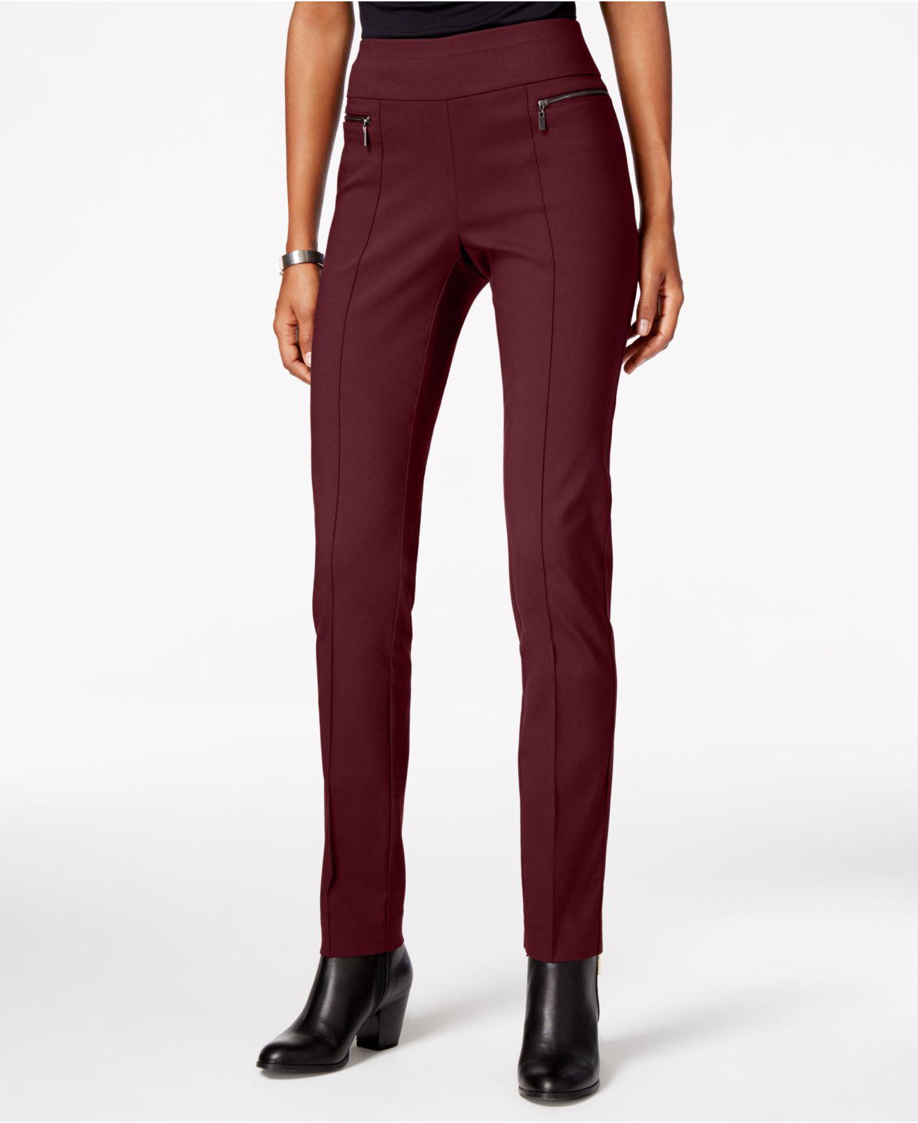 style and co pull on pants