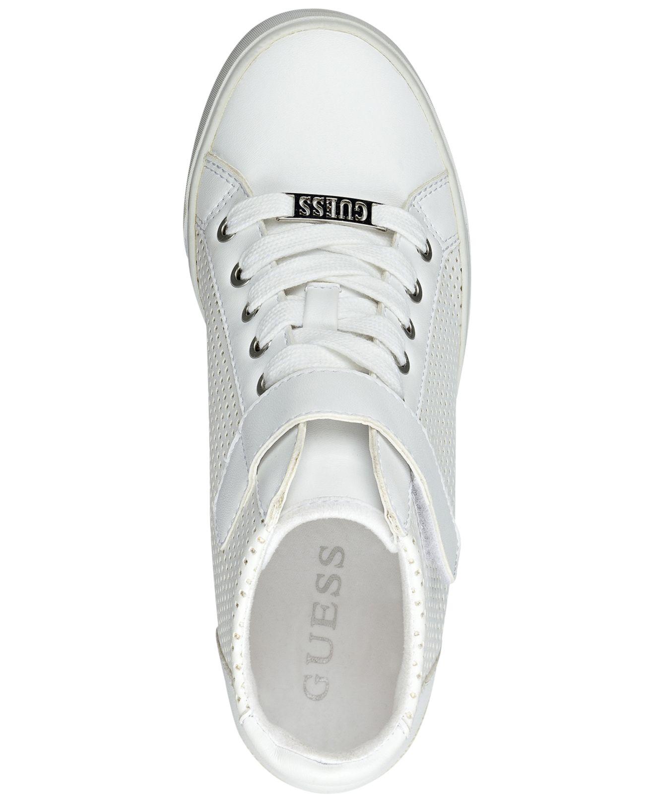 guess women's decia wedge sneakers