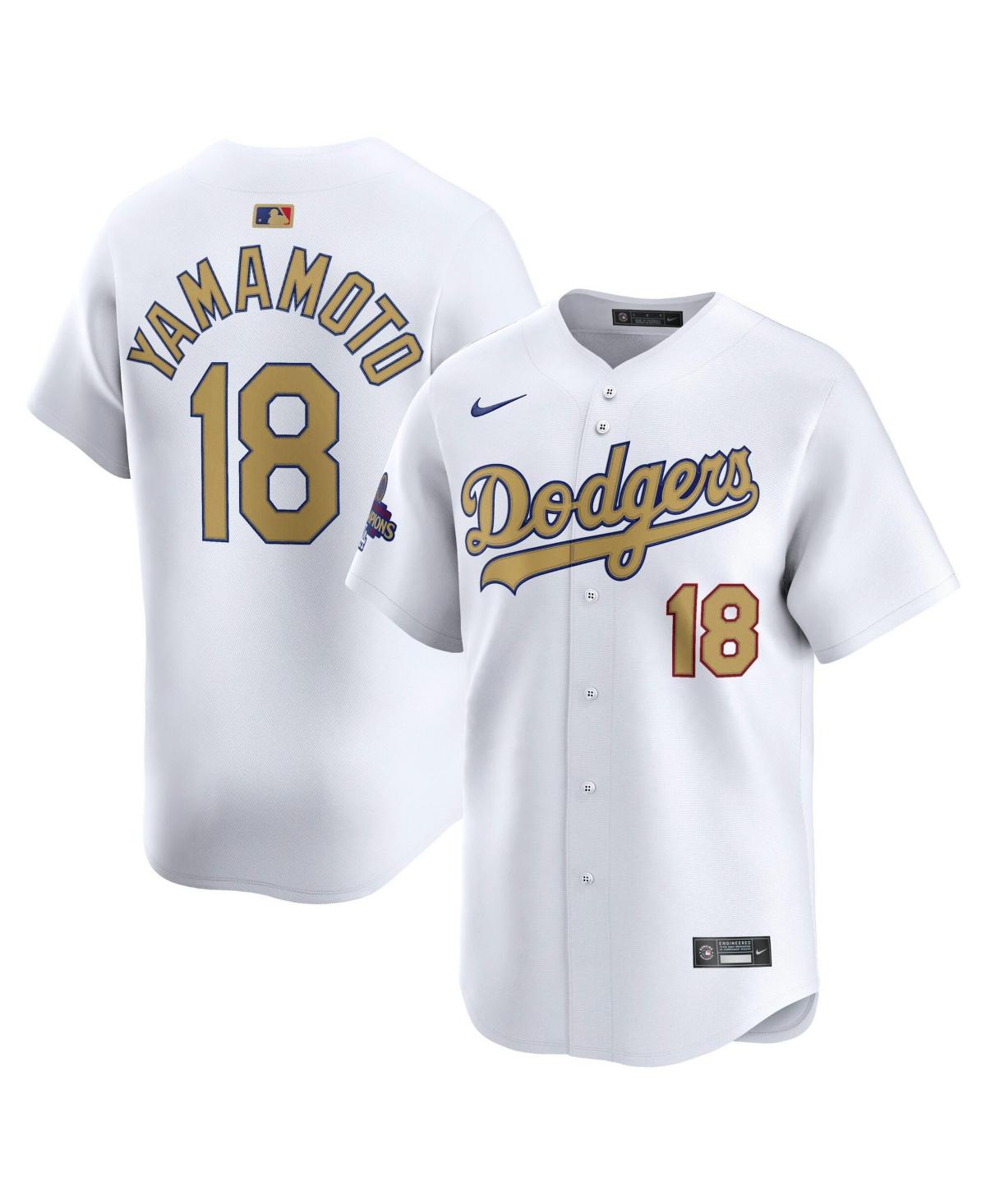 Nike Yoshinobu Yamamoto Los Angeles Dodgers 2025 Gold