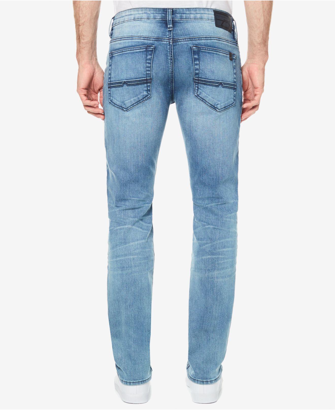 Buffalo David Bitton Slim Fit Ash-x Stretch Jeans in Blue for Men | Lyst