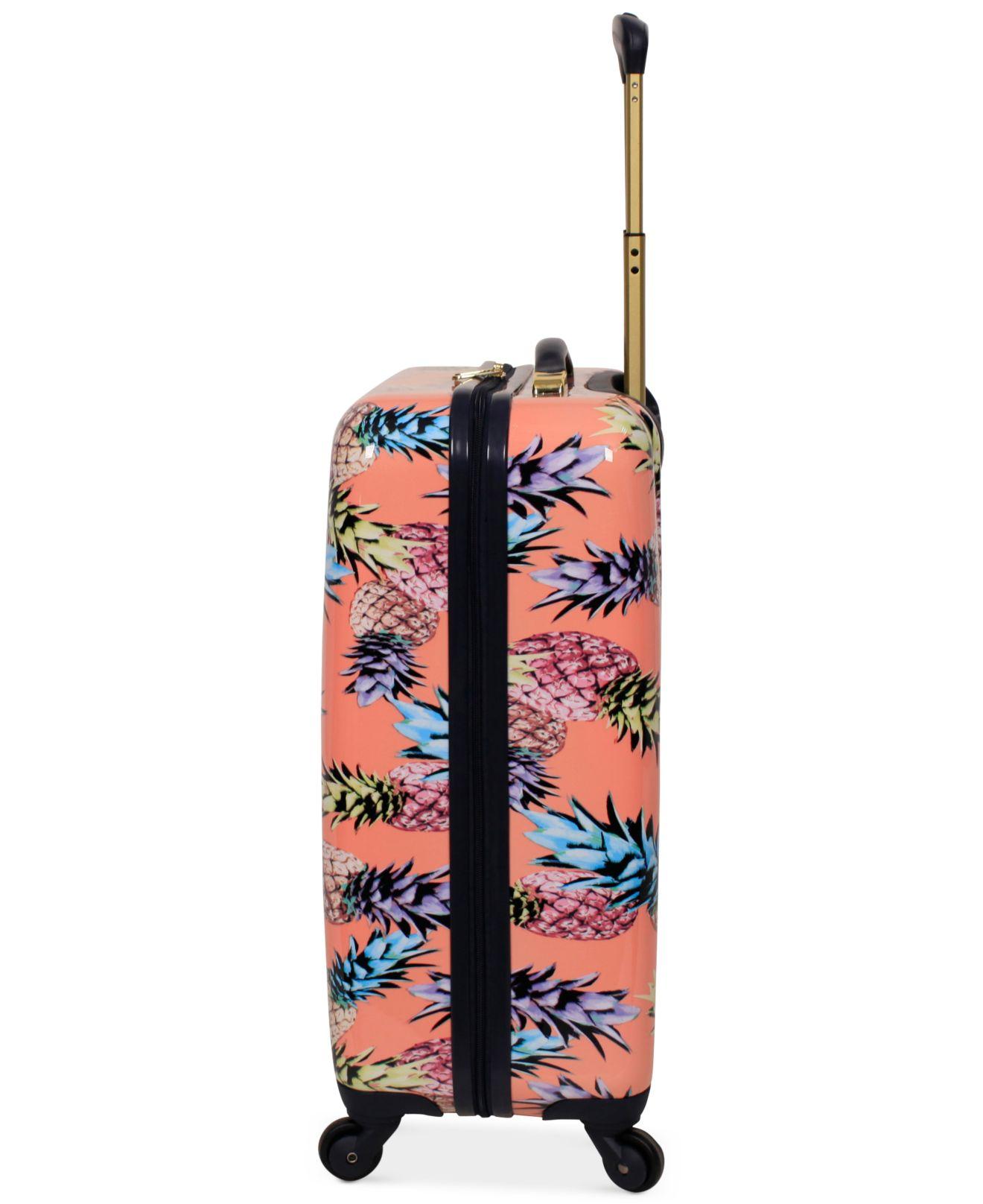 Jessica Simpson Pineapple Hardside 21" Spinner Suitcase Lyst