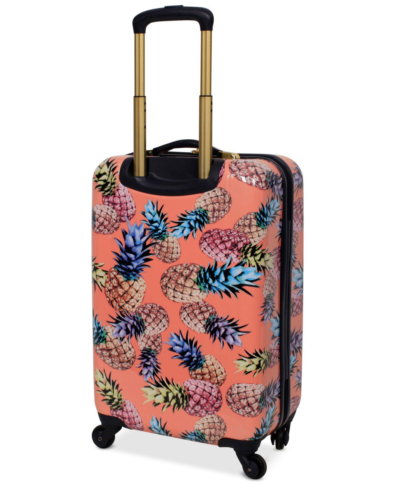 Jessica Simpson Pineapple Hardside 21" Spinner Suitcase - Lyst