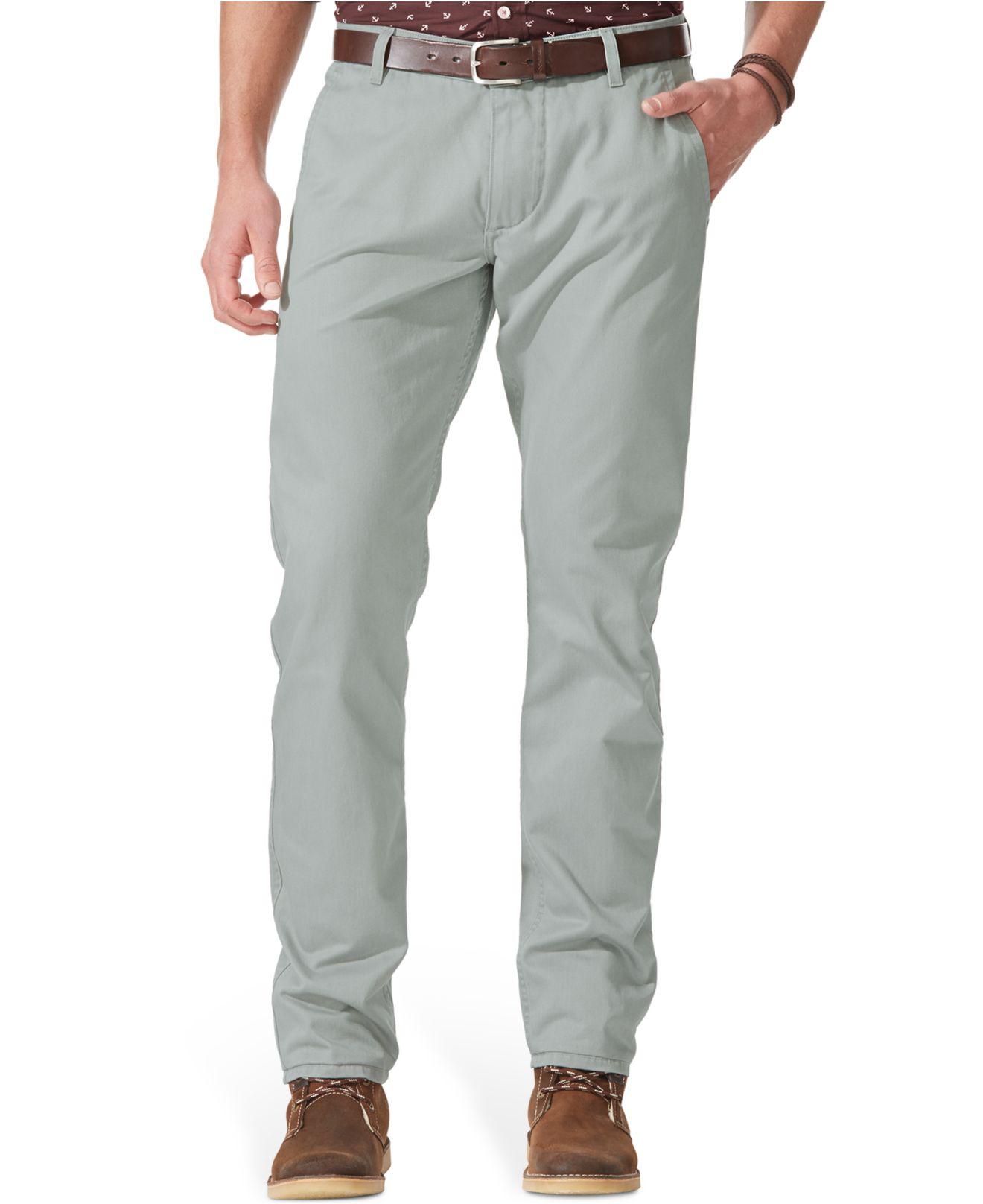 Dockers Cotton Slim-tapered Alpha Athletic-fit Pants in Grey (Natural ...