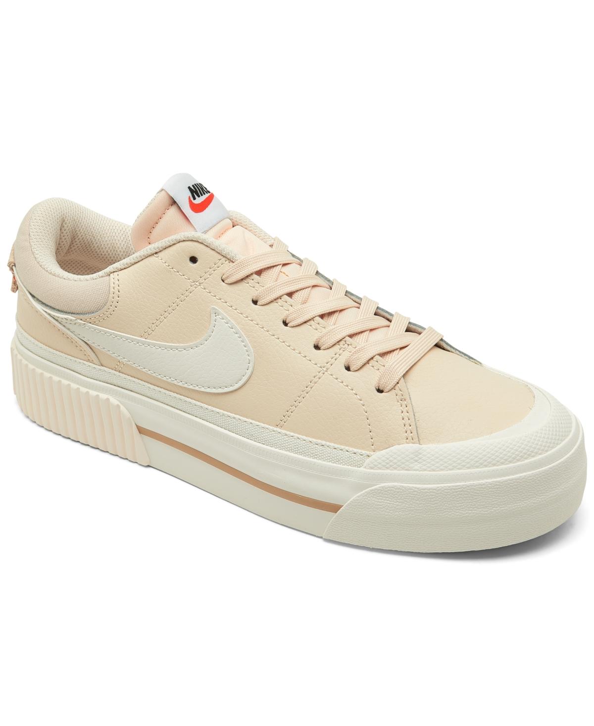 Nike Court Legacy Lift Platform Casual Sneakers From Finish Line in White Lyst