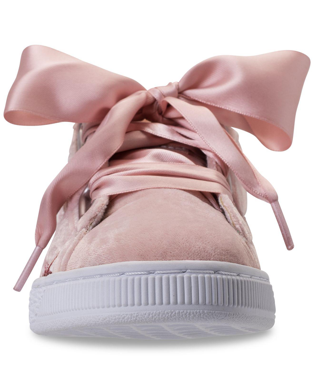 puma basket heart peach puma basket heart peach