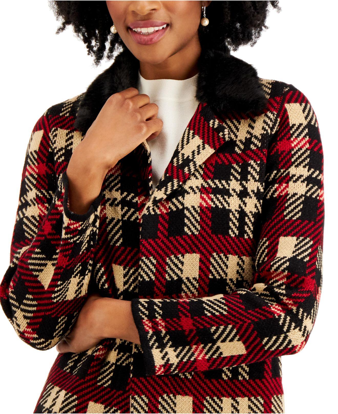 kasper plaid jacket