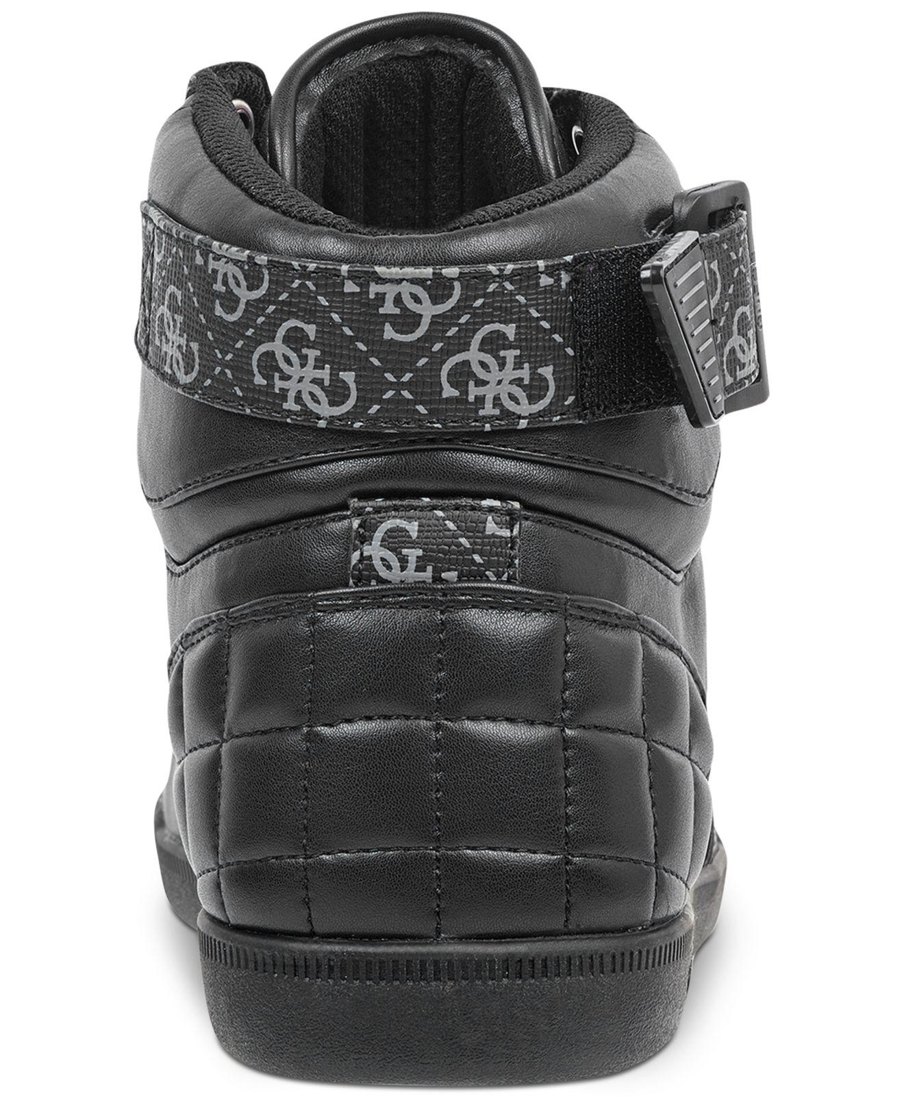 guess mens high top sneakers
