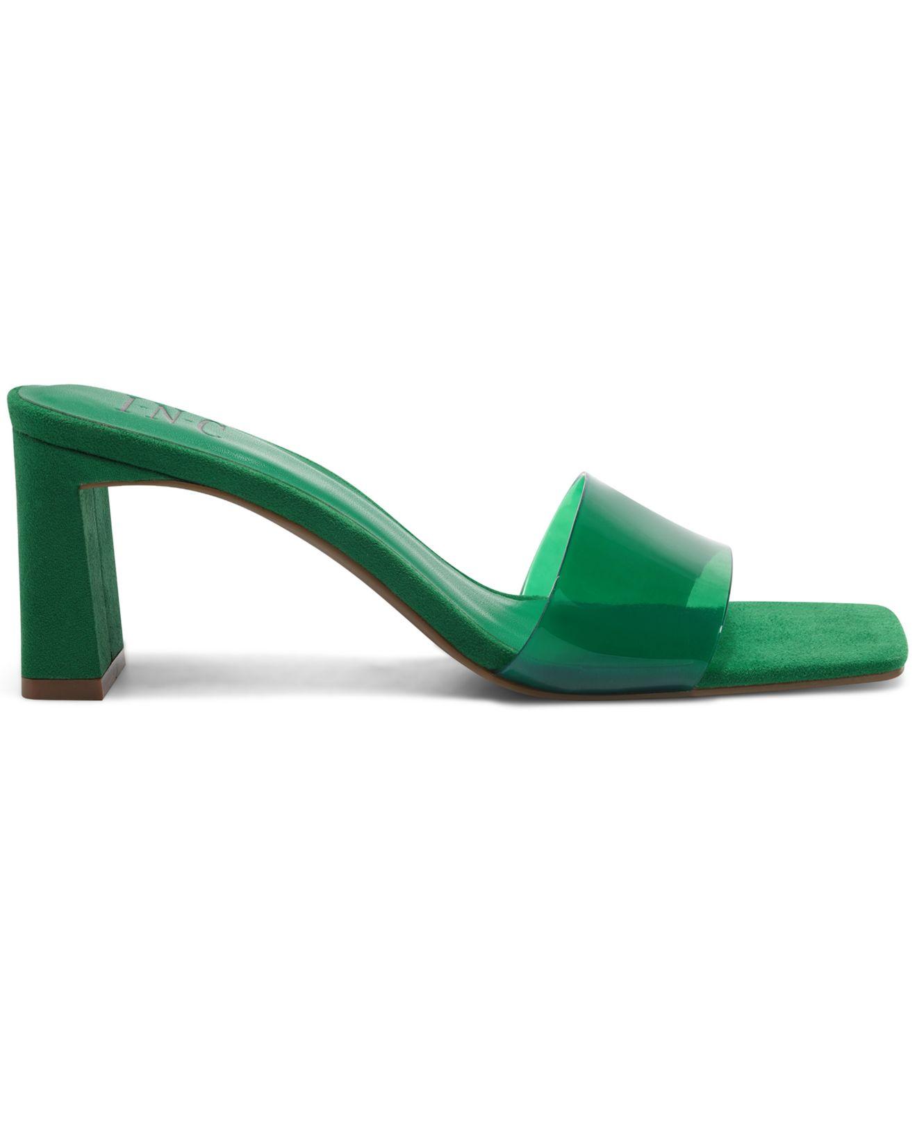 INC International Concepts Beyla Dress Slides, Created For Macy's in Green  | Lyst