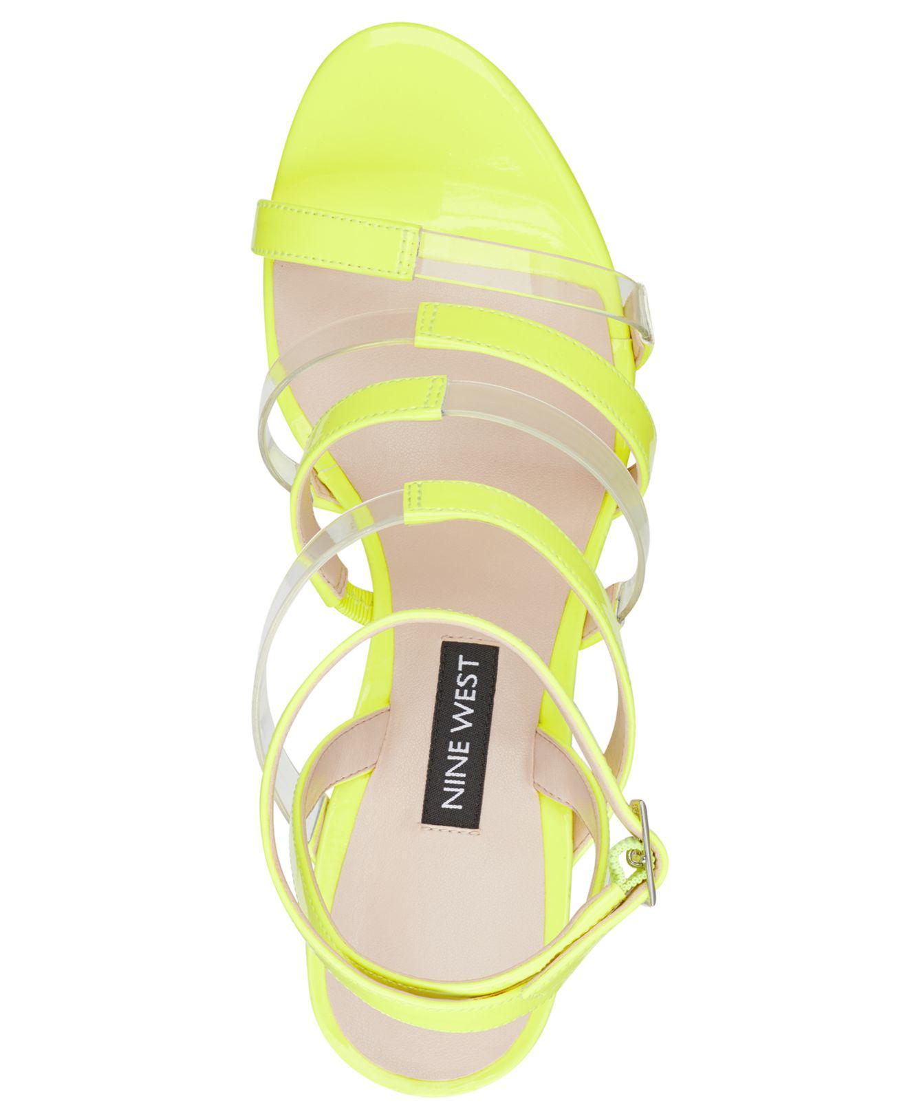 nine west mod transparent heel