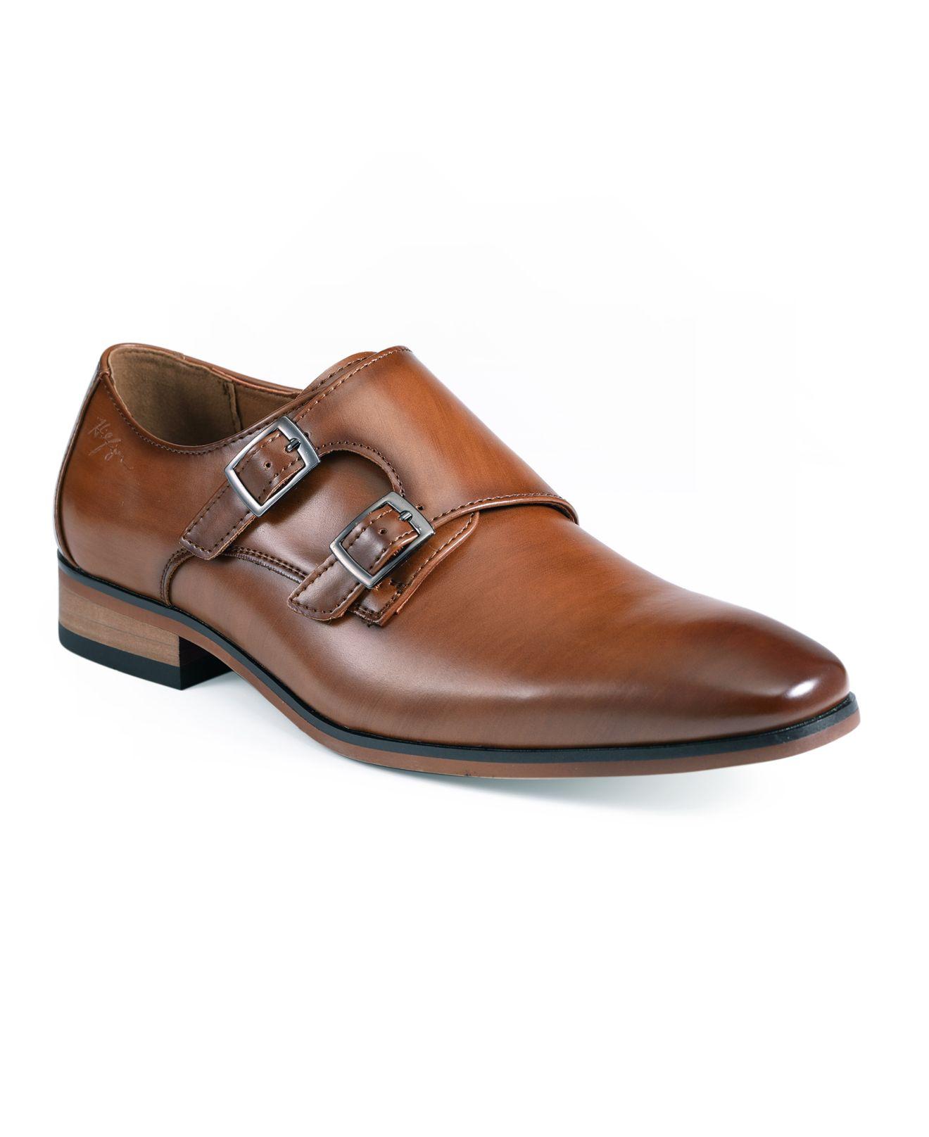 Tommy Hilfiger Summy Double Monk Strap Dress Shoes in Brown for Men | Lyst