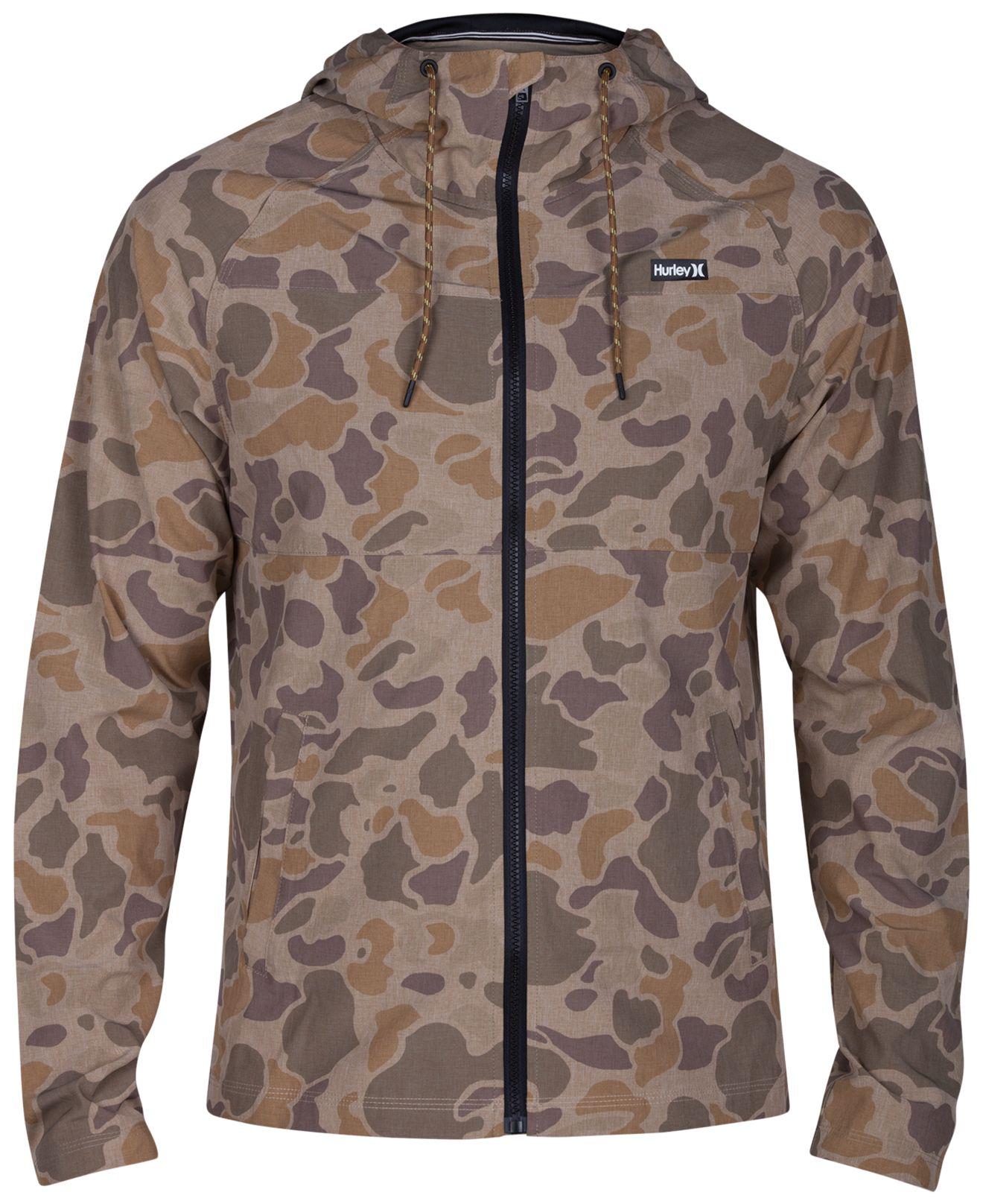 hurley camo jacket