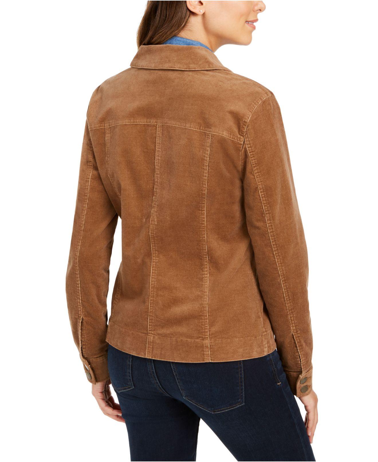 Corduroy Button-down Jacket, Created 