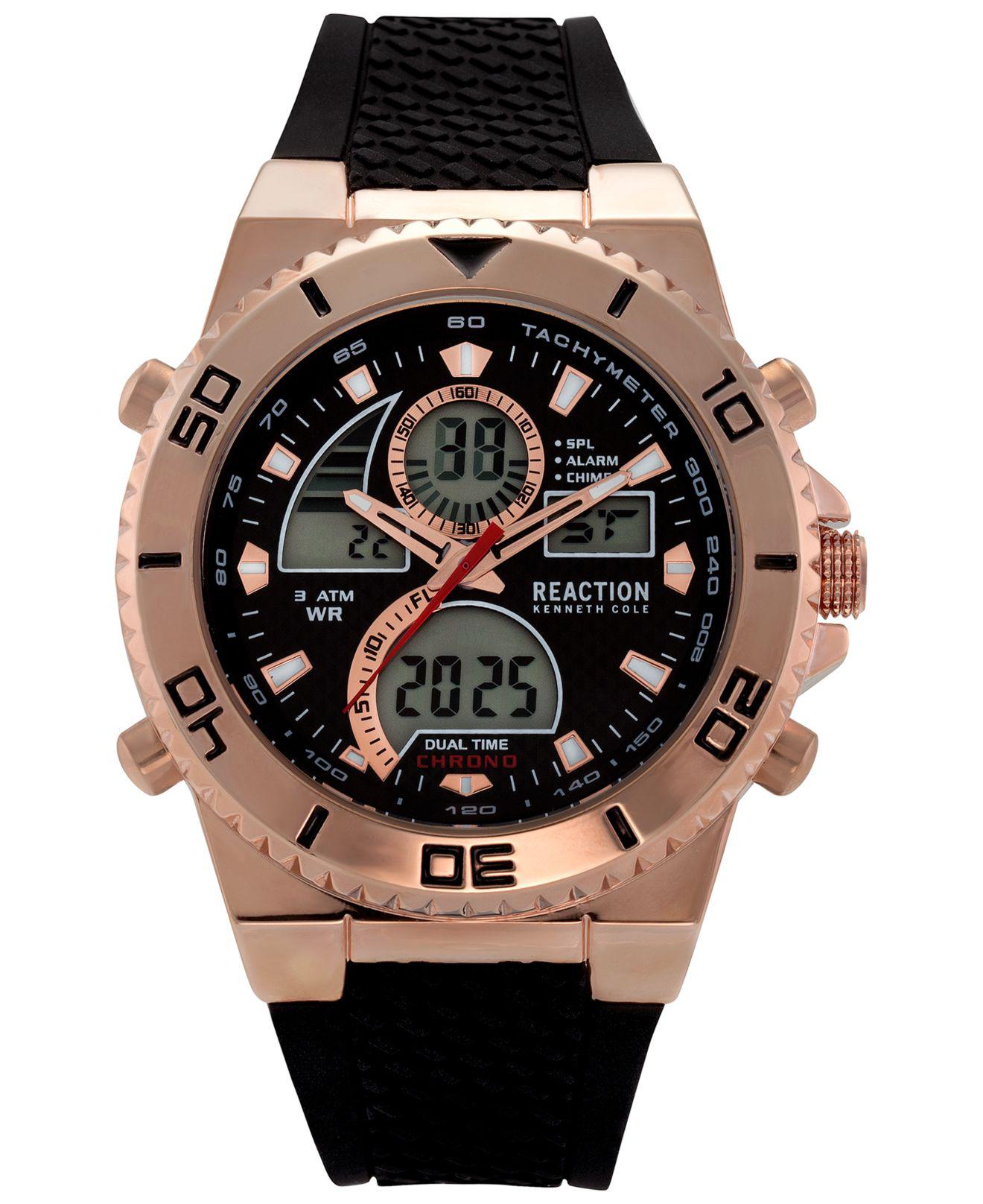 kenneth cole reaction analog digital watch manual