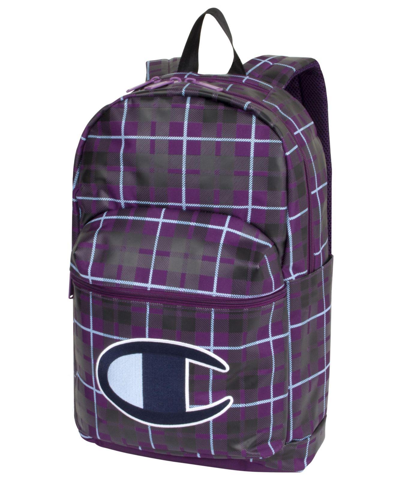 Champion Supercize Plaid Backpack in 