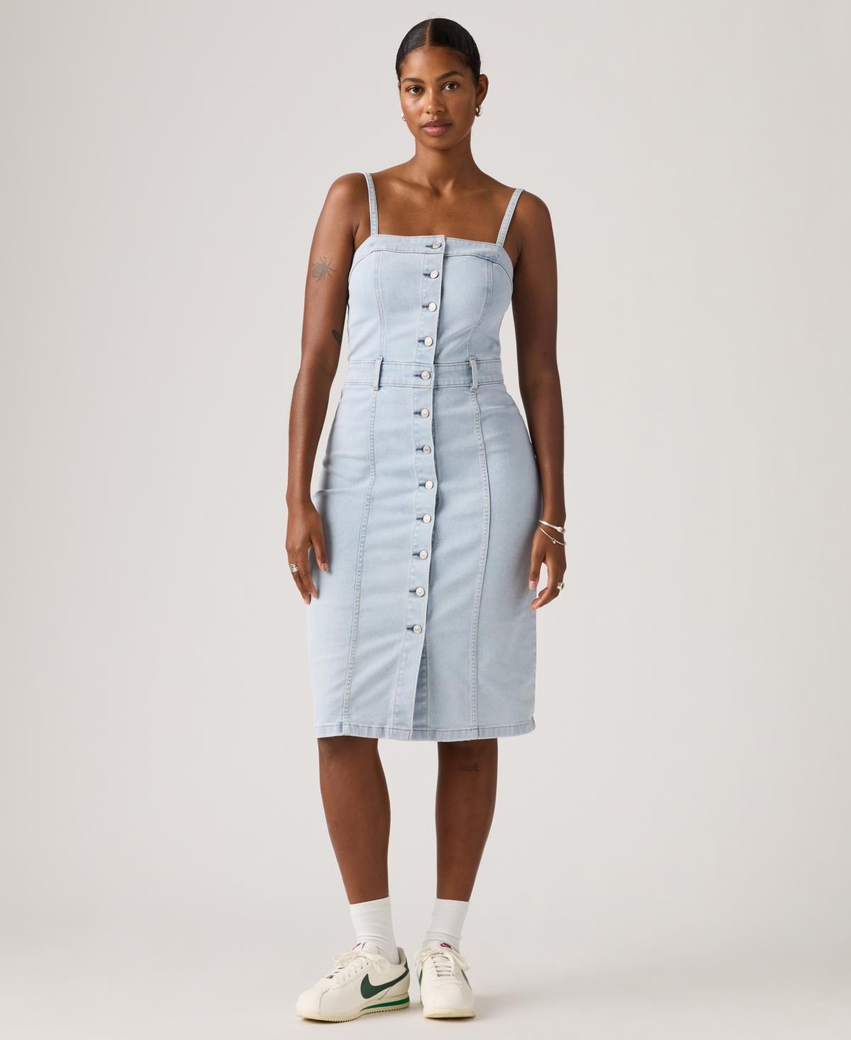 grey denim dress Tween Dresses | Levi Mini Dress- Indigo Denim