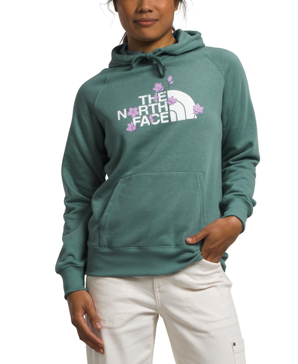 The North Face Brand Proud Logo Fleece Hoodie in White | Lyst