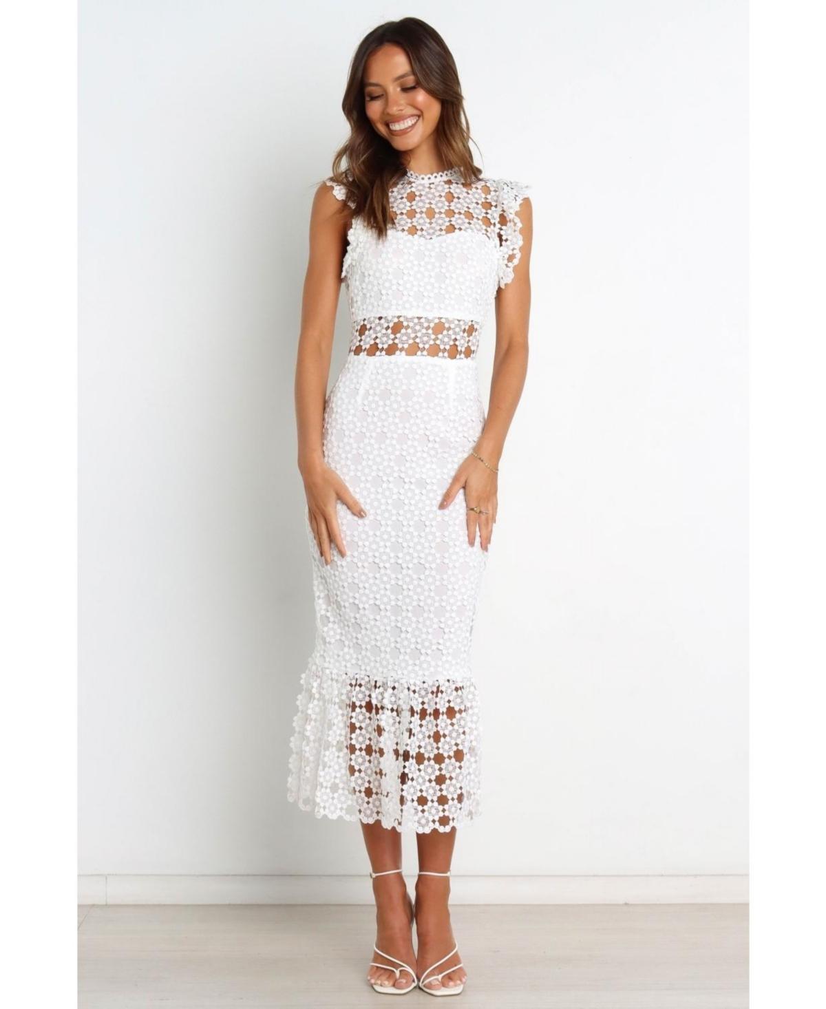 petal and pup crochet dress Sommer Midi Dress - Multi Stripe