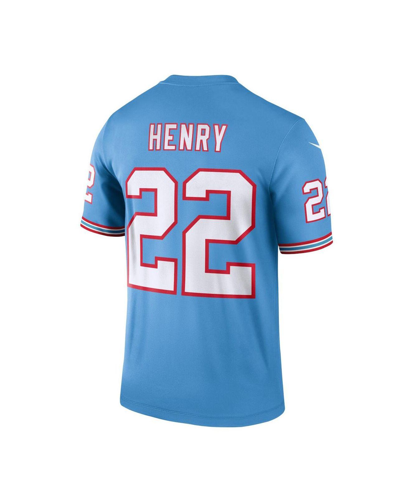 Derrick Henry Tennessee Titans Oilers Jersey light blue