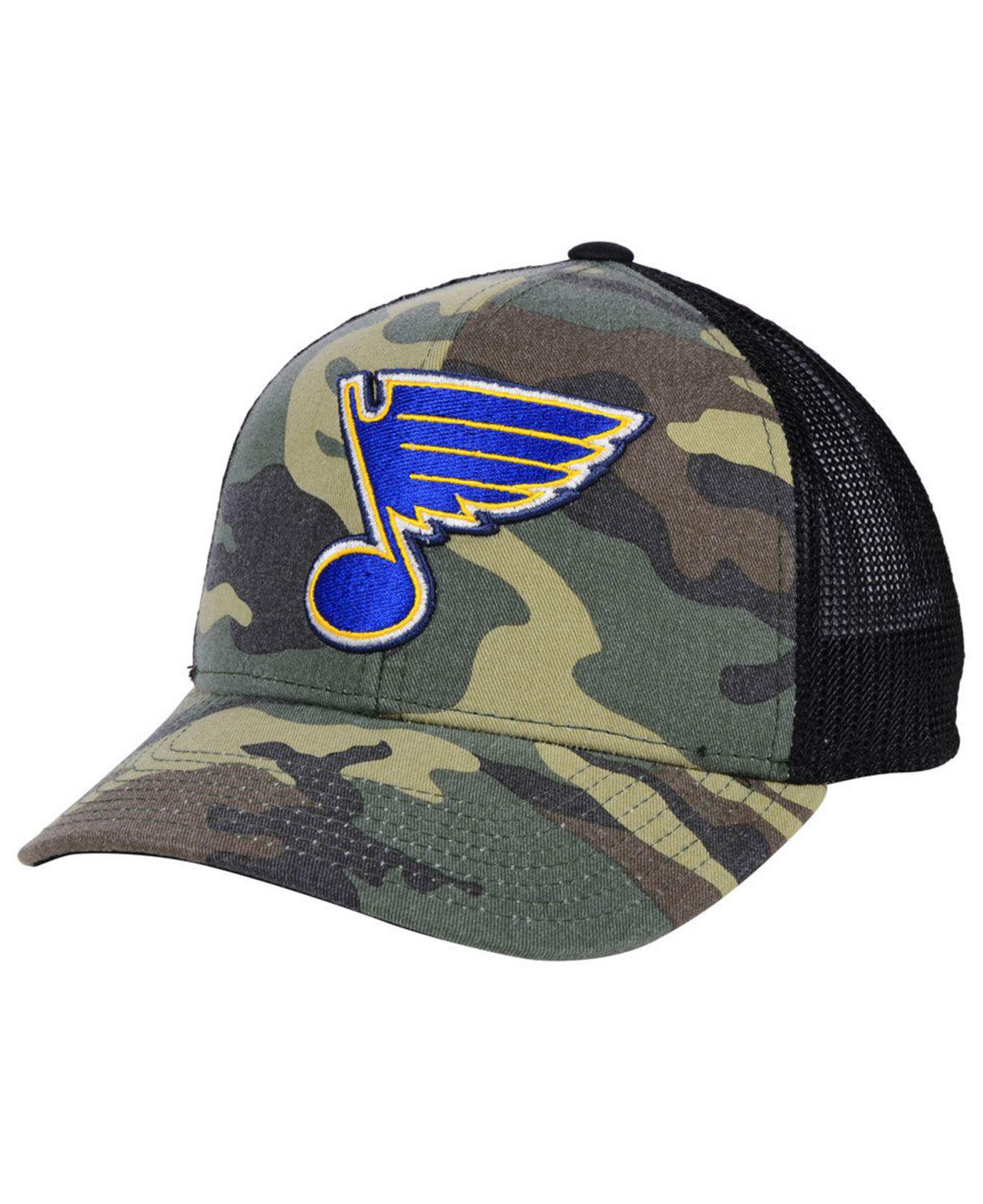 Nashville Predators adidas Military Appreciation Flex Hat - Camo/Black