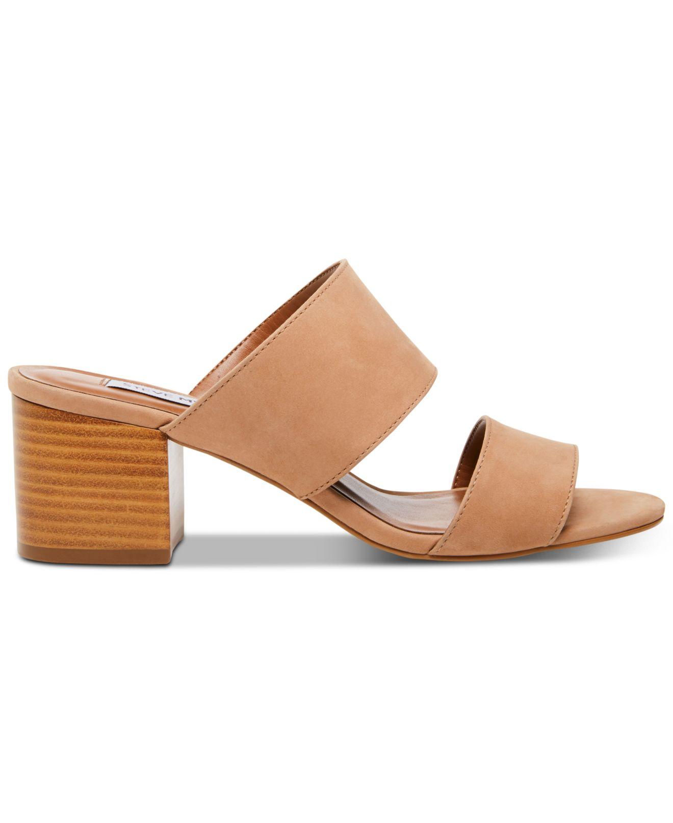 ilena block heel slide sandal