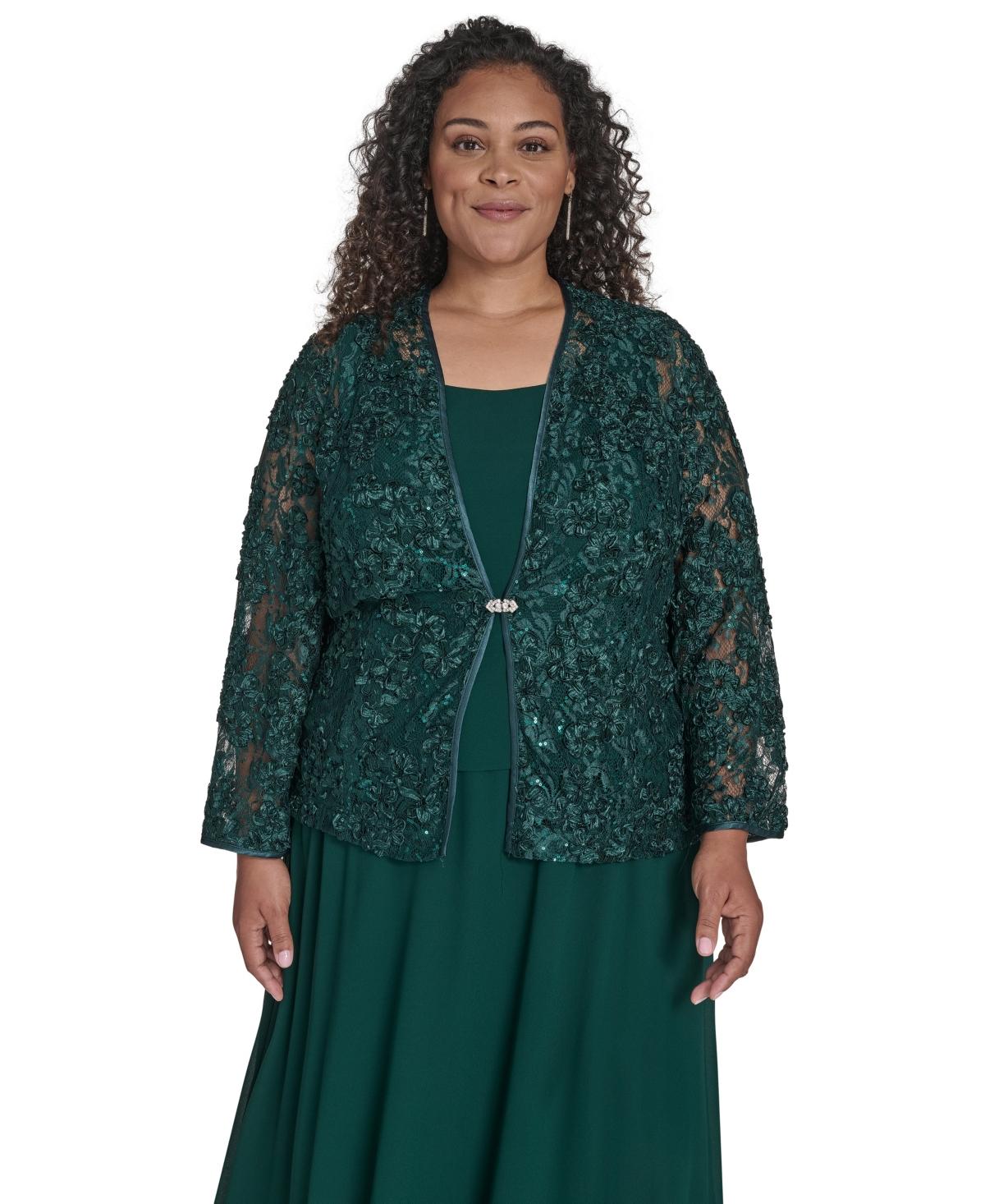 jessica howard green lace dress Dark Green V-Neck Ruffles Mermaid Long Evening Dress – Modsele