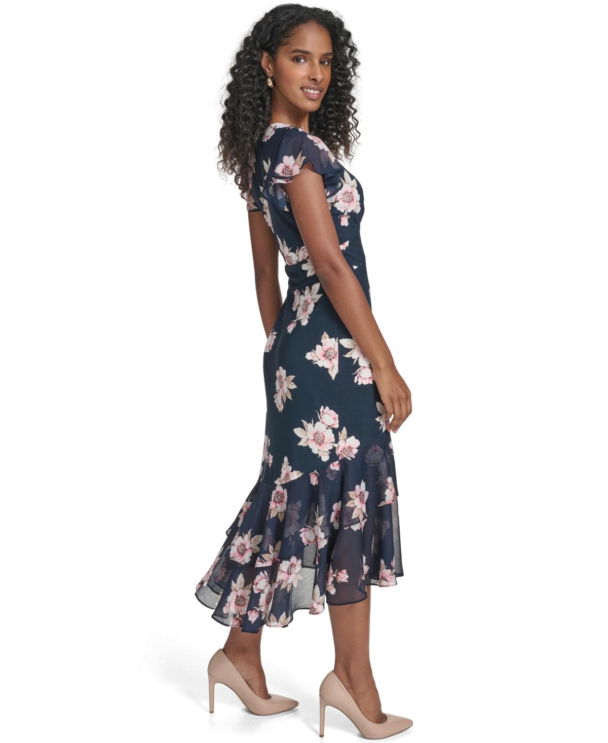 Tommy Hilfiger Flutter Sleeve Dresses for Women