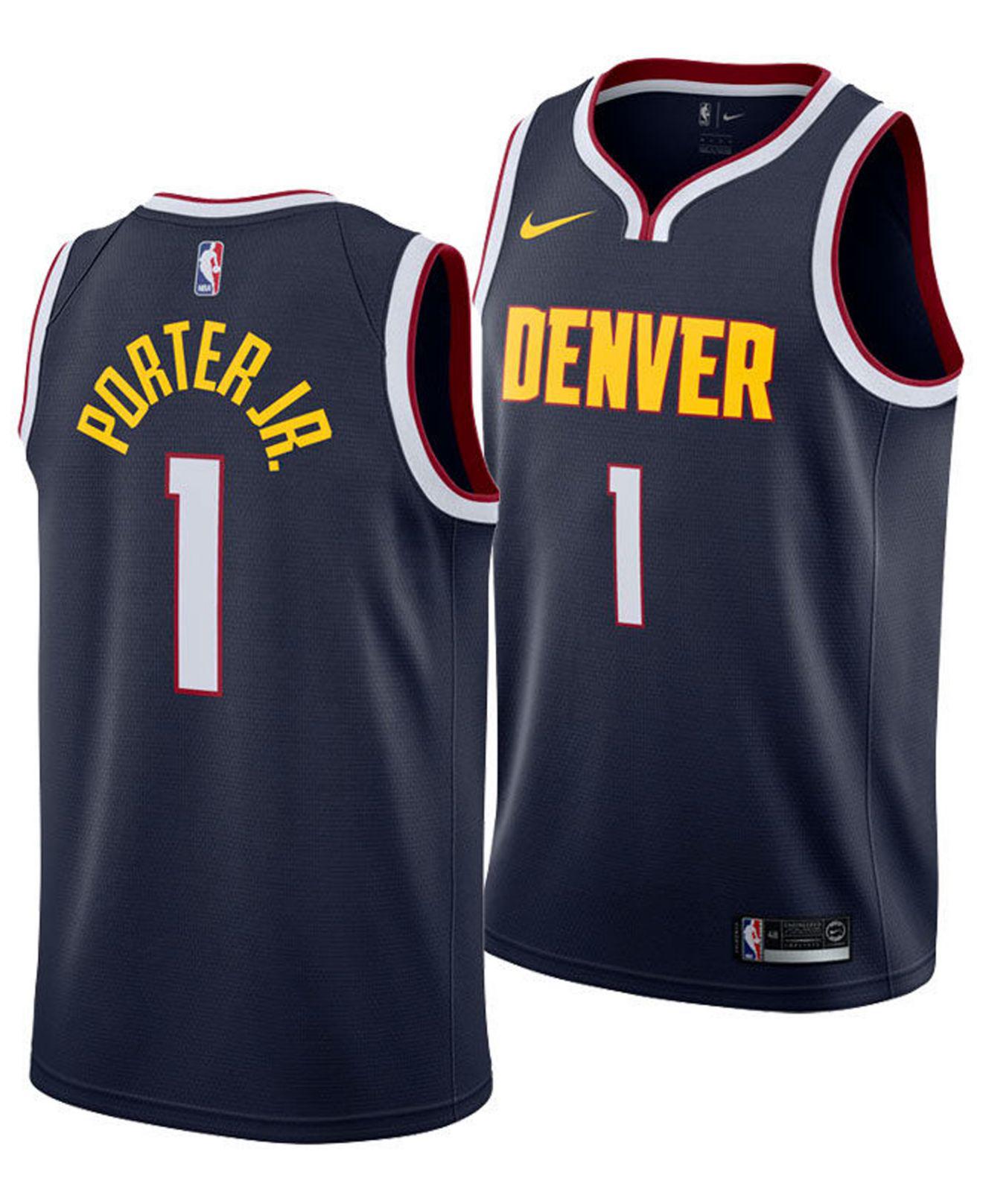 Nike Synthetic Michael Porter Jr. Denver Nuggets Icon Swingman Jersey