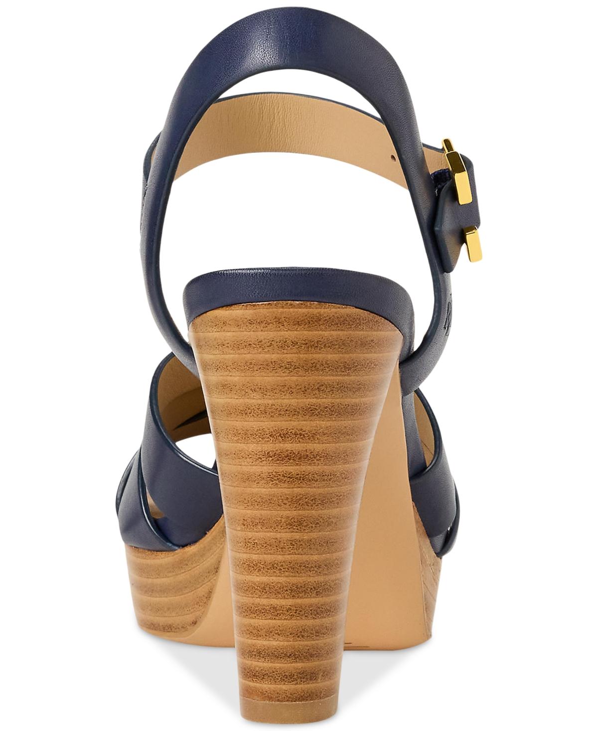 【ラルフローレン】Soffia Ankle-Strap Slingback Dress Sandals Lauren Ralph Lauren Soffia Ankle-Strap Slingback Dress